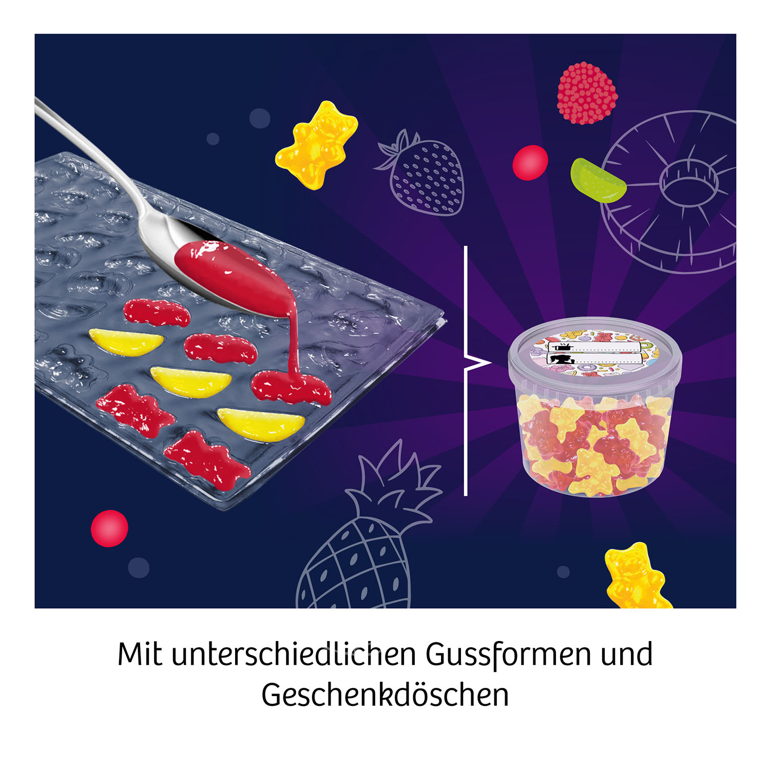 Fun Science Fruchtgummi-Labor, Experimentierkasten