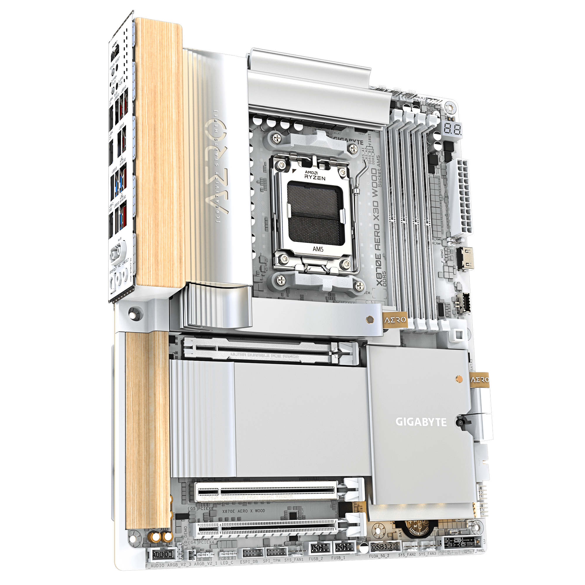 X870E AERO X3D WOOD, Mainboard