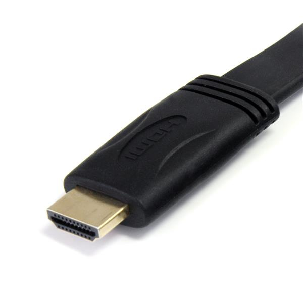 STARTECH.COM Flaches High-Speed-HDMI-Kabel mit Ethernet 5m - Ultra HD 4k x 2k HDMI Kabel mit vergoldeten Kontakten - HDMI Videok
