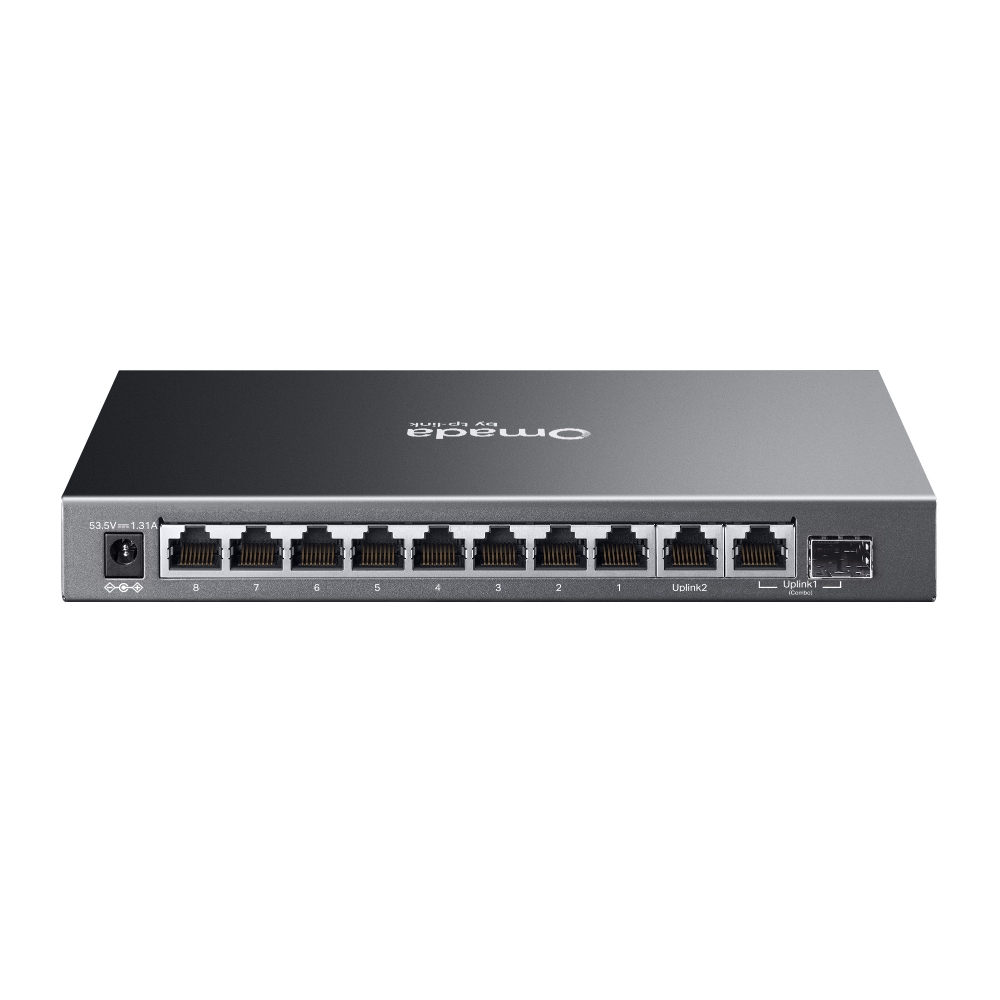 10-PORT 1G EASY MANAGED SWITCH 63 W POE POWER WITH 8-PORT POE+