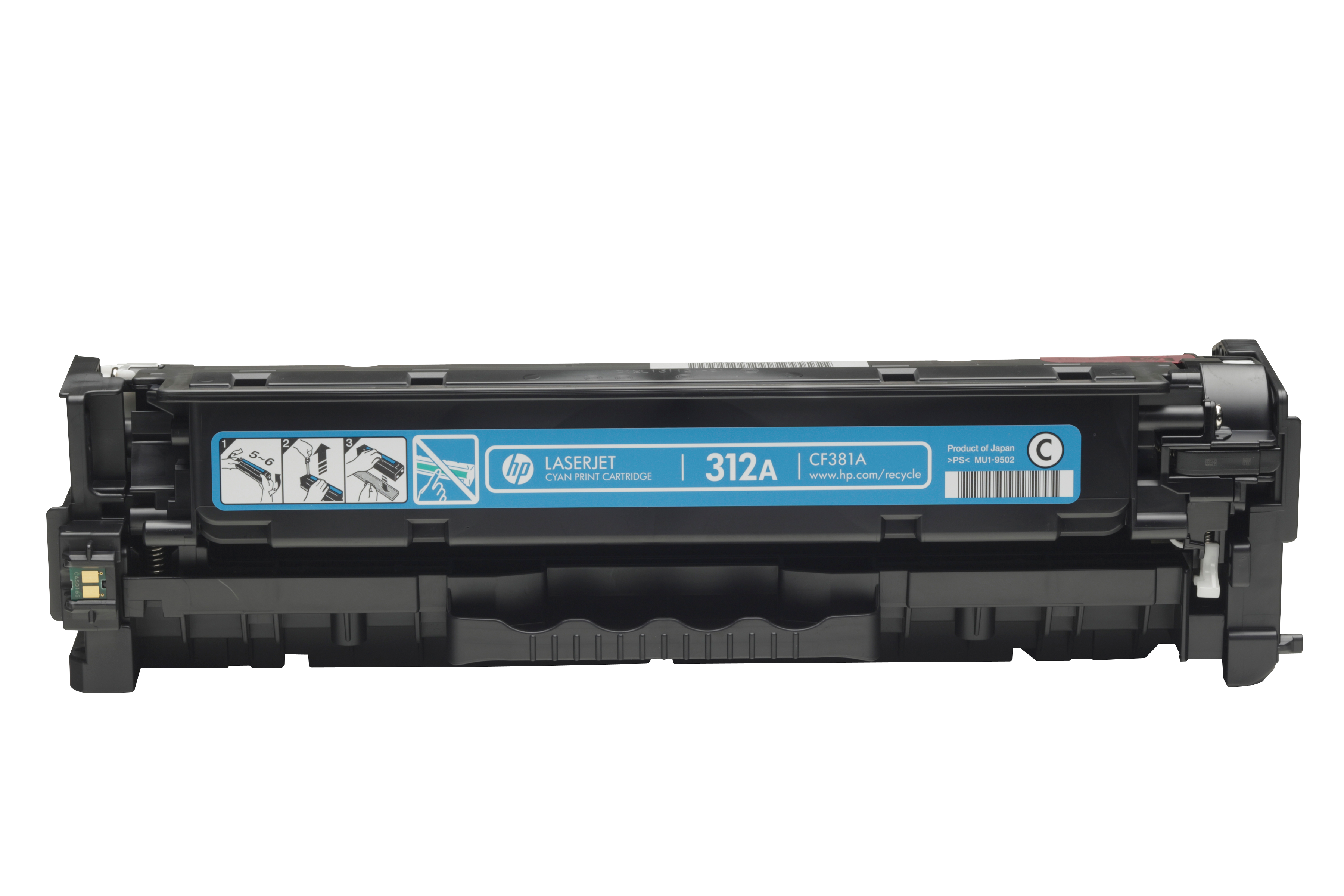 HP 312A (CF381A) cyan Tonerkartusche
