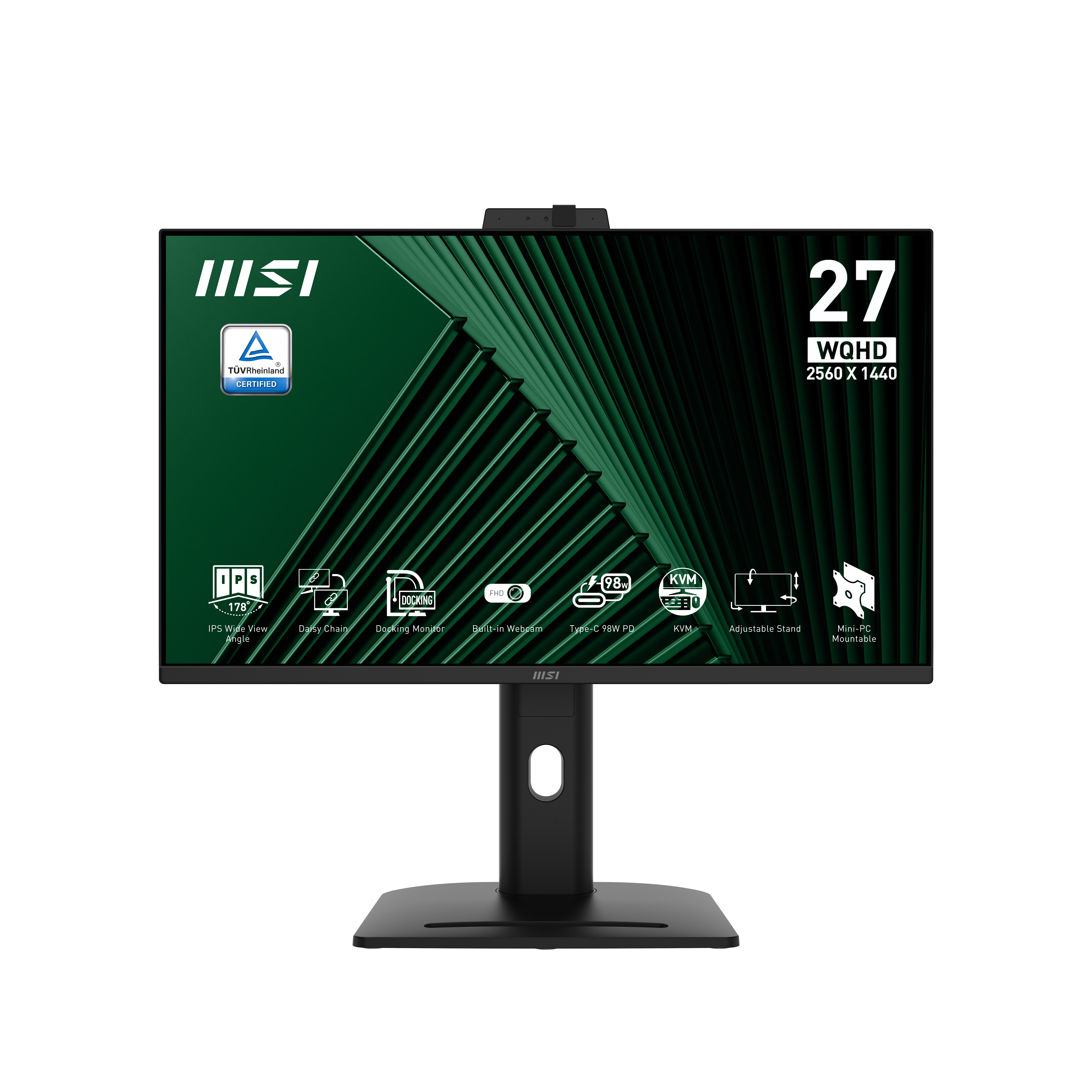 MSI PRO MP275QPDGDE 69cm WQHD 16:9 IPS DP HDMI USB