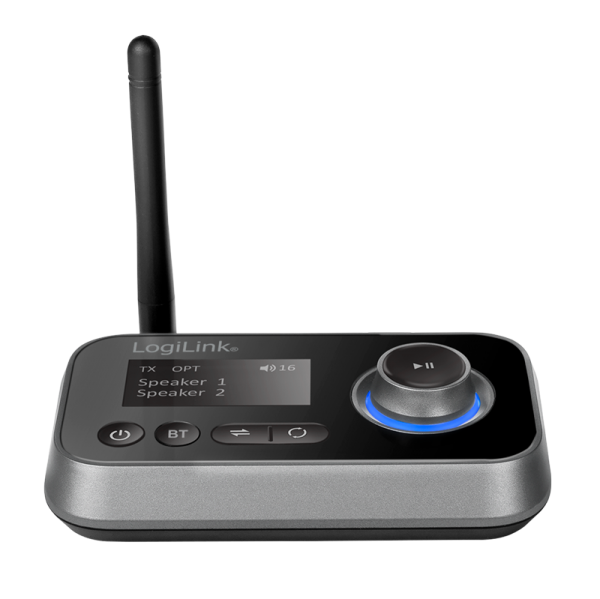 Logilink Bluetooth 5.0 Audiosender und Empfänger, bis 10m