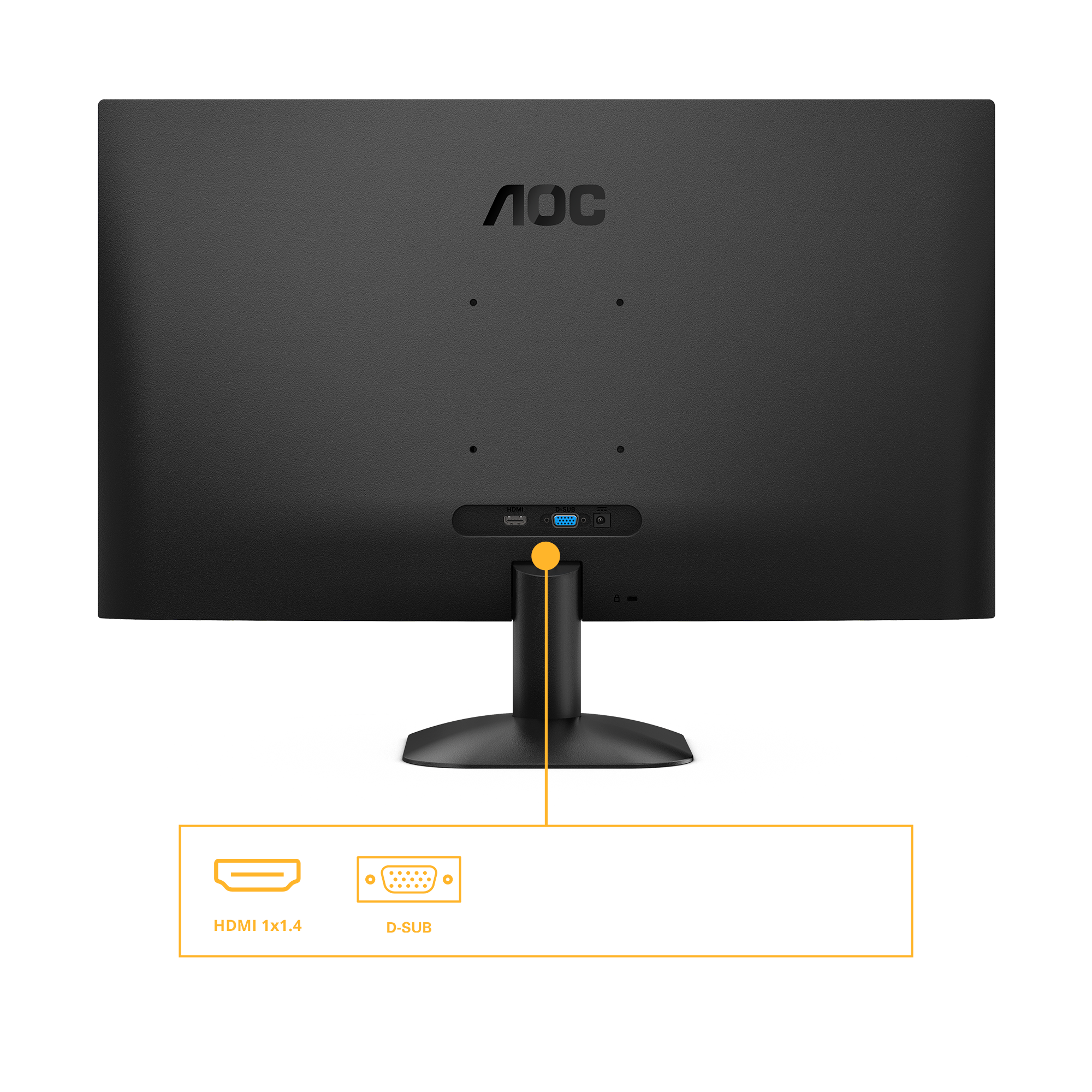 AOC 68,6cm (27) 27B31H 16:09 VGA+HDMI IPS black