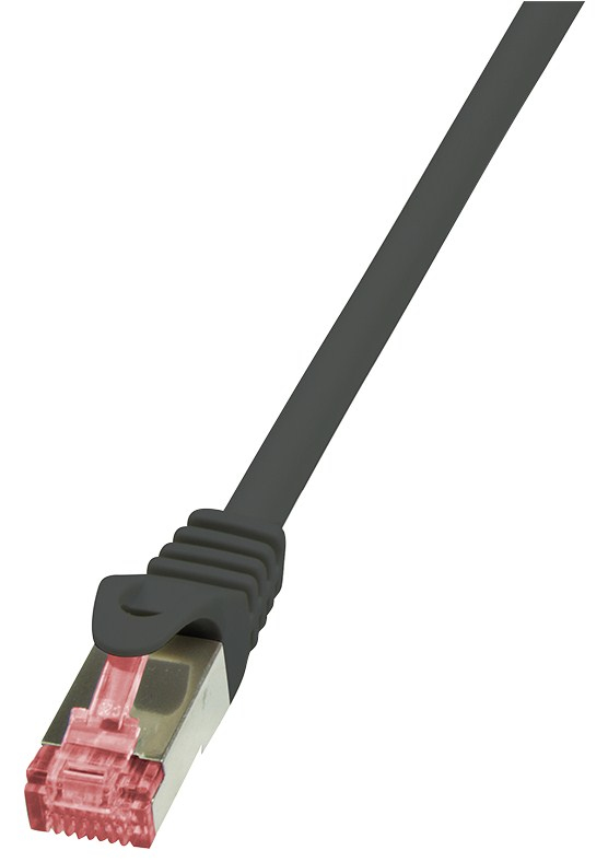 Logilink Patchkabel CAT6 S/FTP AWG27 PIMF 2,00m schw.