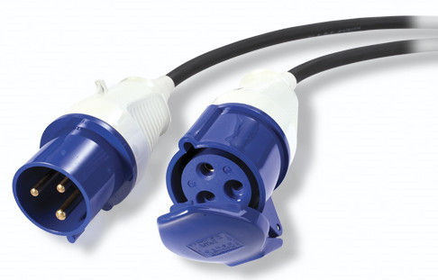 APC Modular IT Power Distribution Cable Extender Power extension cable IEC 60309 32A M to IEC 60309 32A F AC 230V 6m