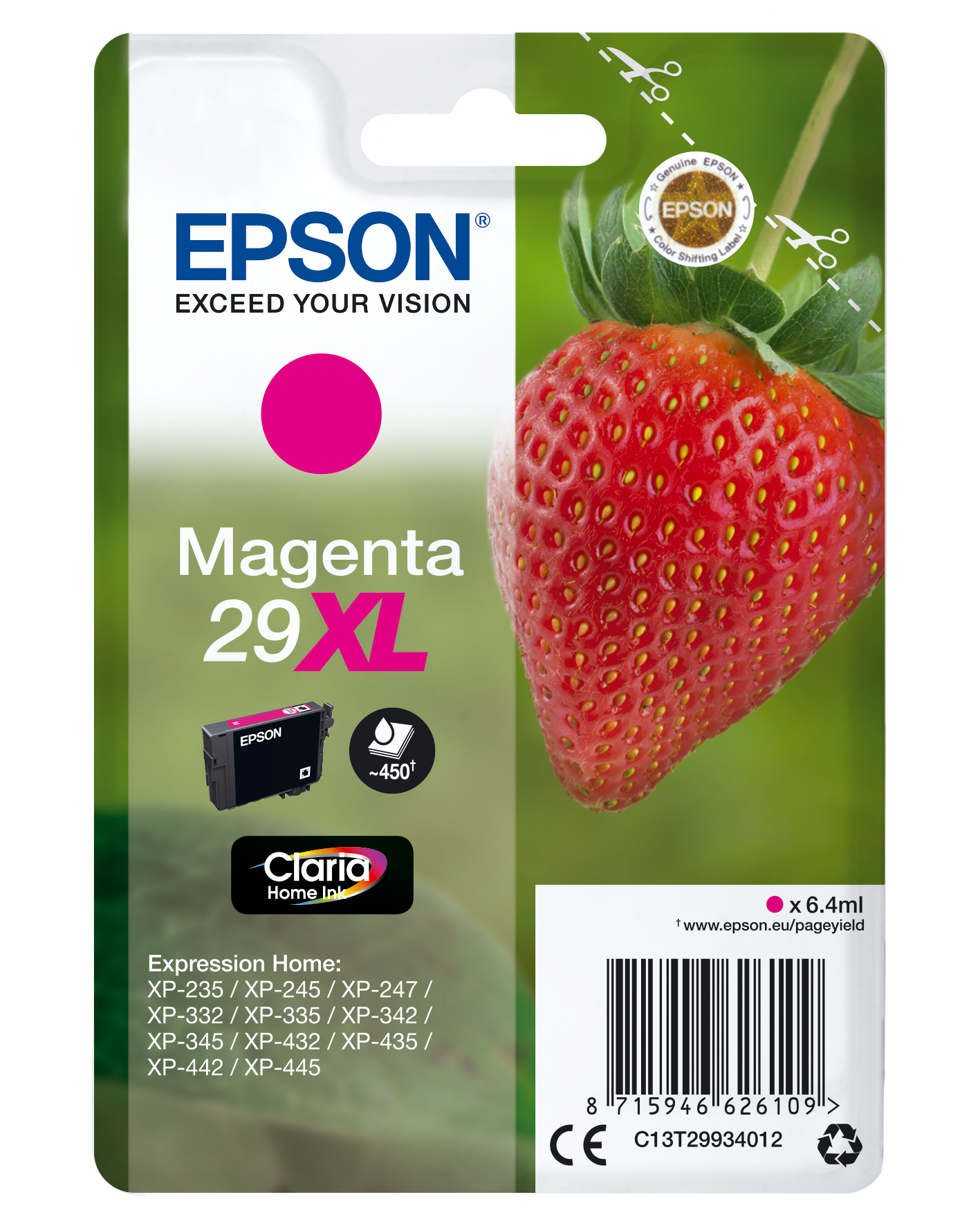 EPSON 29XL / T2993XL (Erdbeere) magenta Druckerpatrone