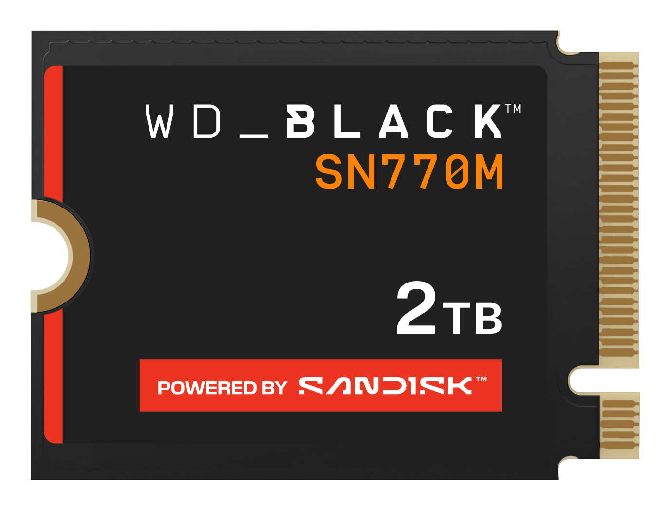 WD Black SN770M 2TB M.2 2230 NVMe SSD POWERED BY SANDISK