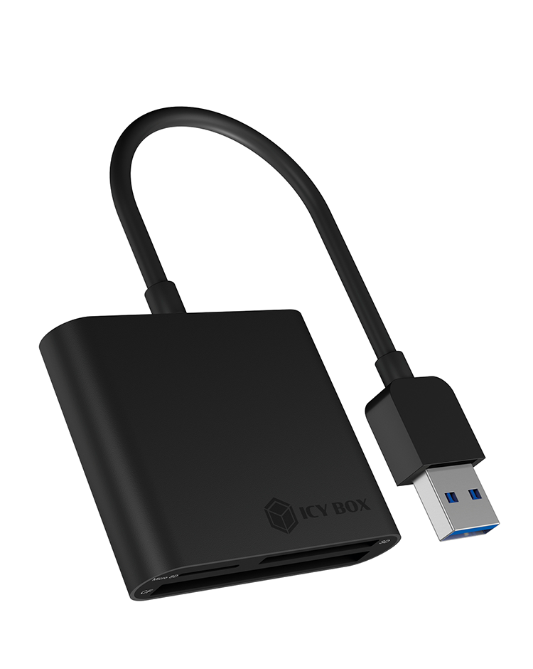 MultiReader IcyBox 3xCard CF,SD,microSD IB-CR301-U3 retail