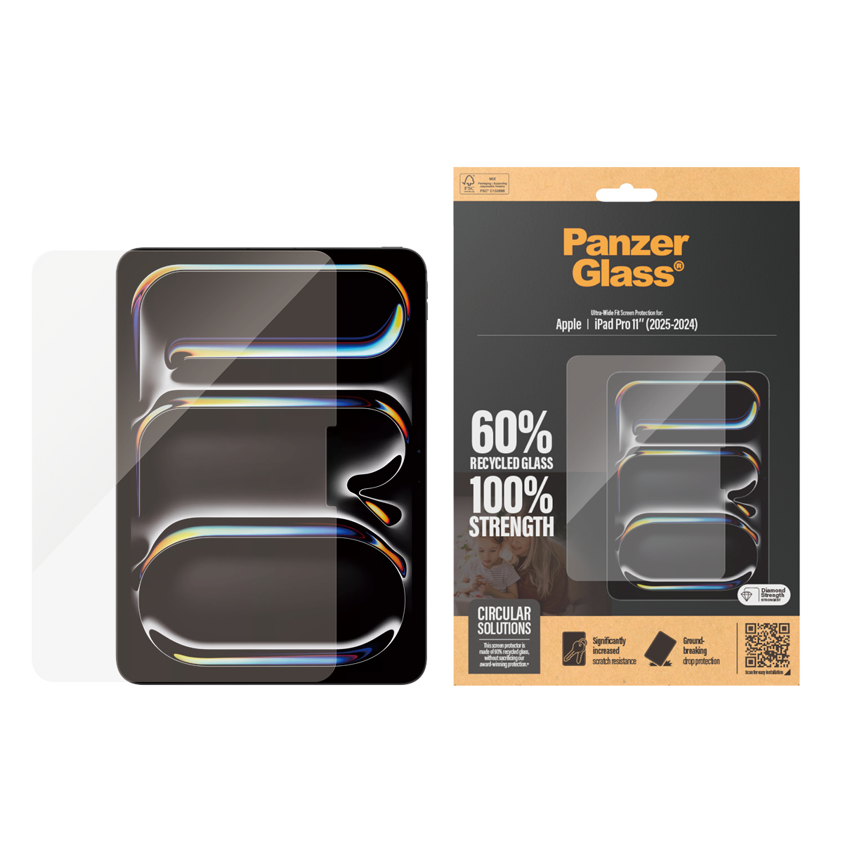 PANZERGLASS SCREEN PROTECTOR IPAD PRO 11IN ULTRA-WIDE FIT