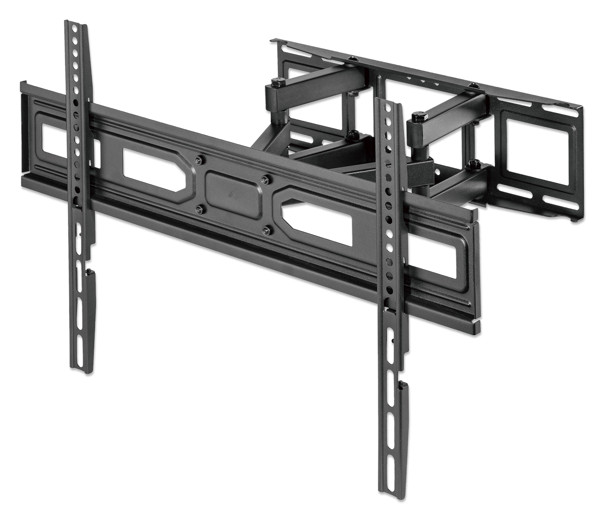 MANHATTAN TV-Wandhalterung neigbar schwenkbar horizontal nachjustierbar 93,98 - 203,2 cm 37 - 80 Zoll und bis 40kg Full Motion
