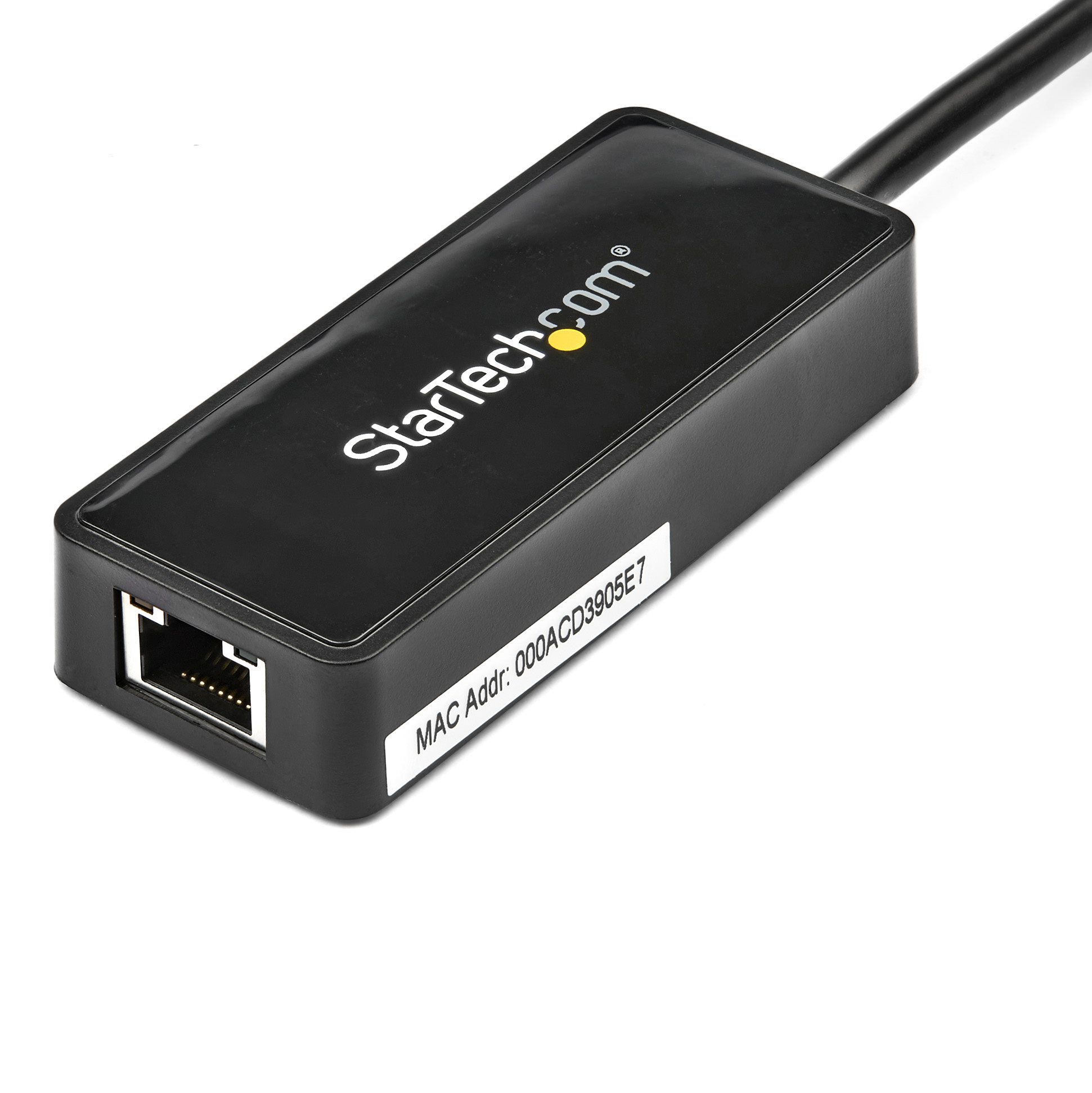 STARTECH.COM USB31000SPTB USB 3.0 to Gigabit NIC Adapter with USB Port