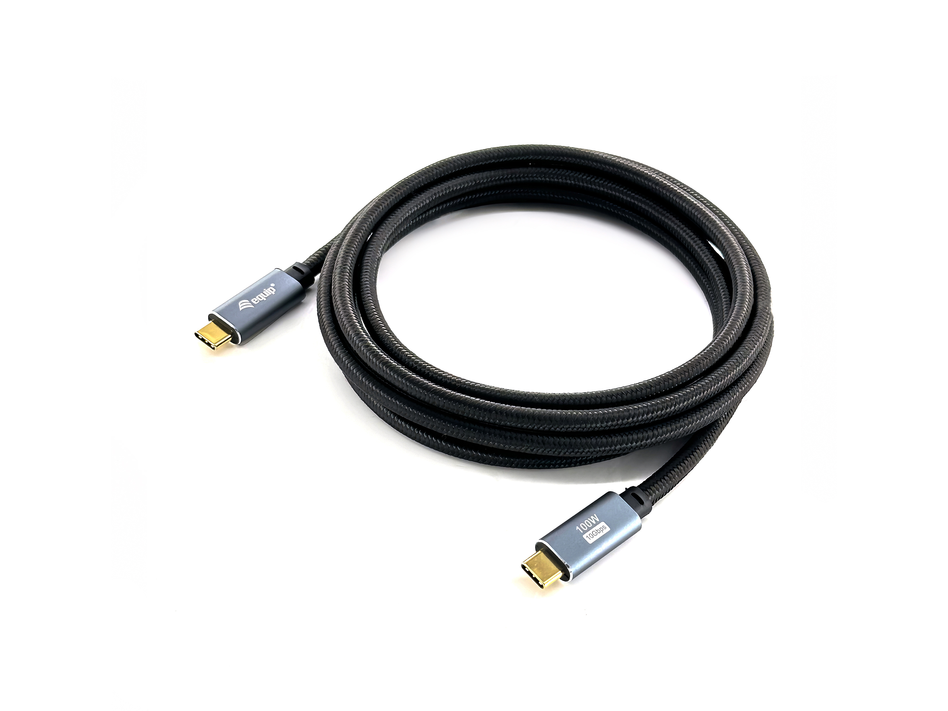 Equip Kabel USB-C3.2->C Gen2 4K PD100W St/St 2.00m schwarz