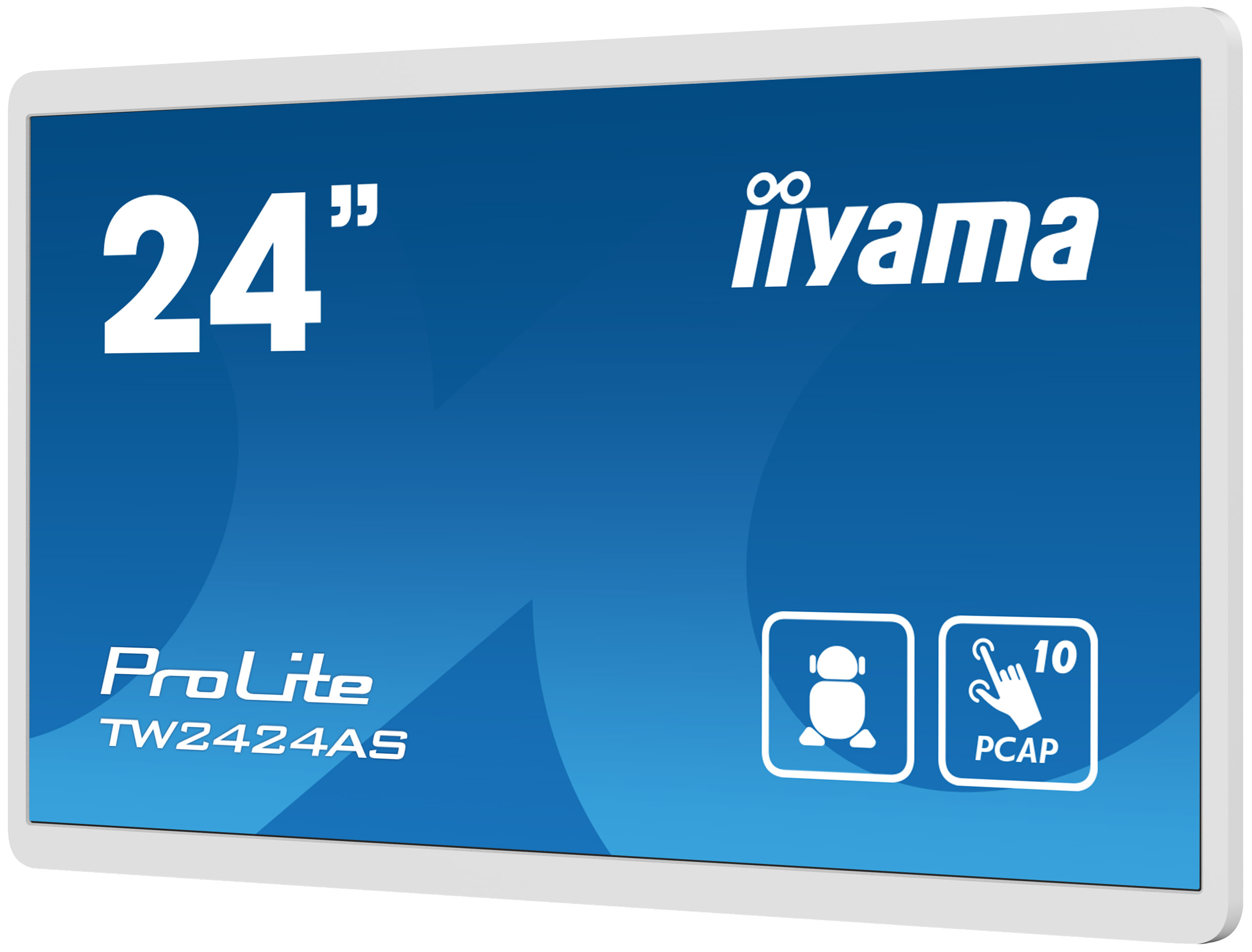 TW2424AS-W1 24IN VA ANDROID OS MNTR 1920X1080 250CD/M2 10PTOUCH