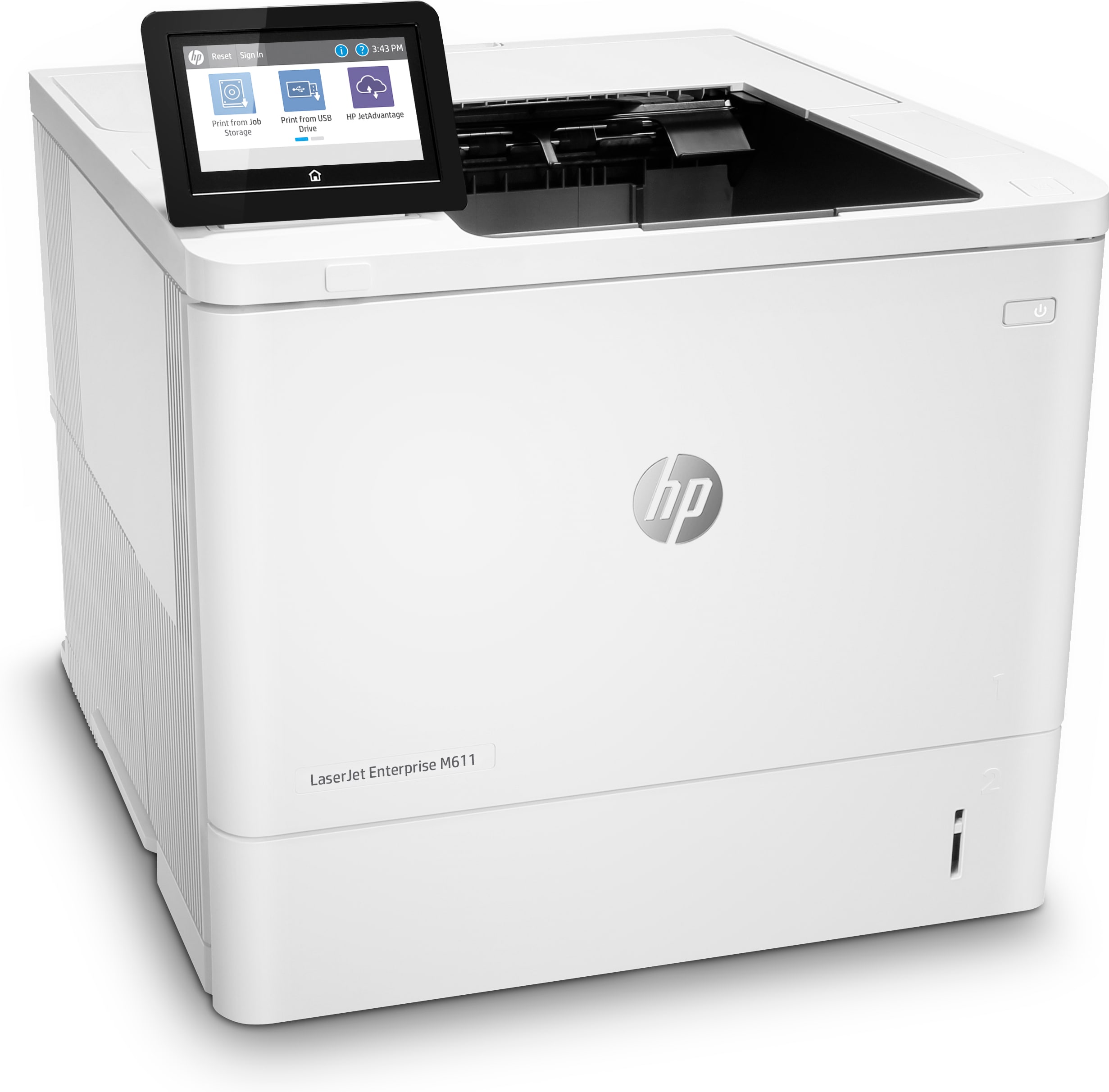 HP LaserJet Enterprise M611dn Printer Mono Duplex laser A4 1200x1200dpi 61ppm 650sheets USB LAN