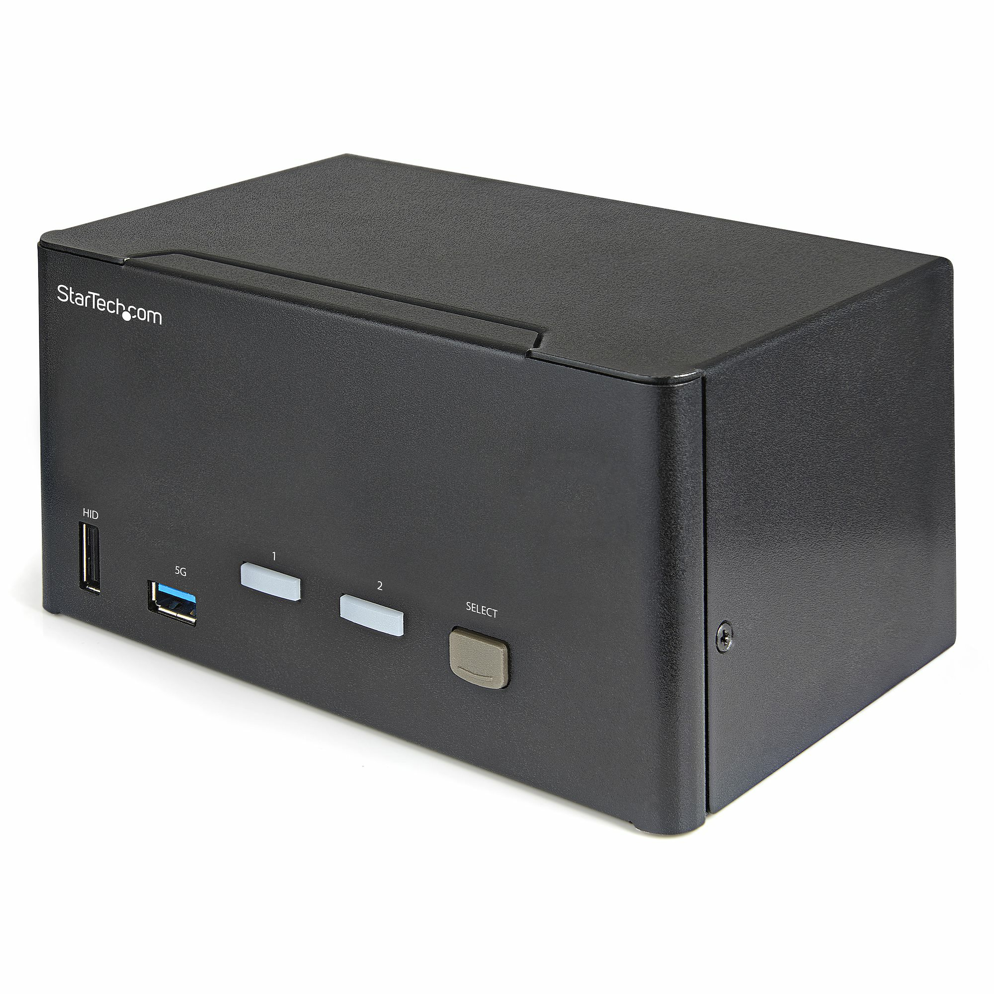 STARTECH.COM 2 Port Triple Monitor DisplayPort KVM Switch - 4K 60Hz UHD HDR - DP 1.2 KVM Umschalter