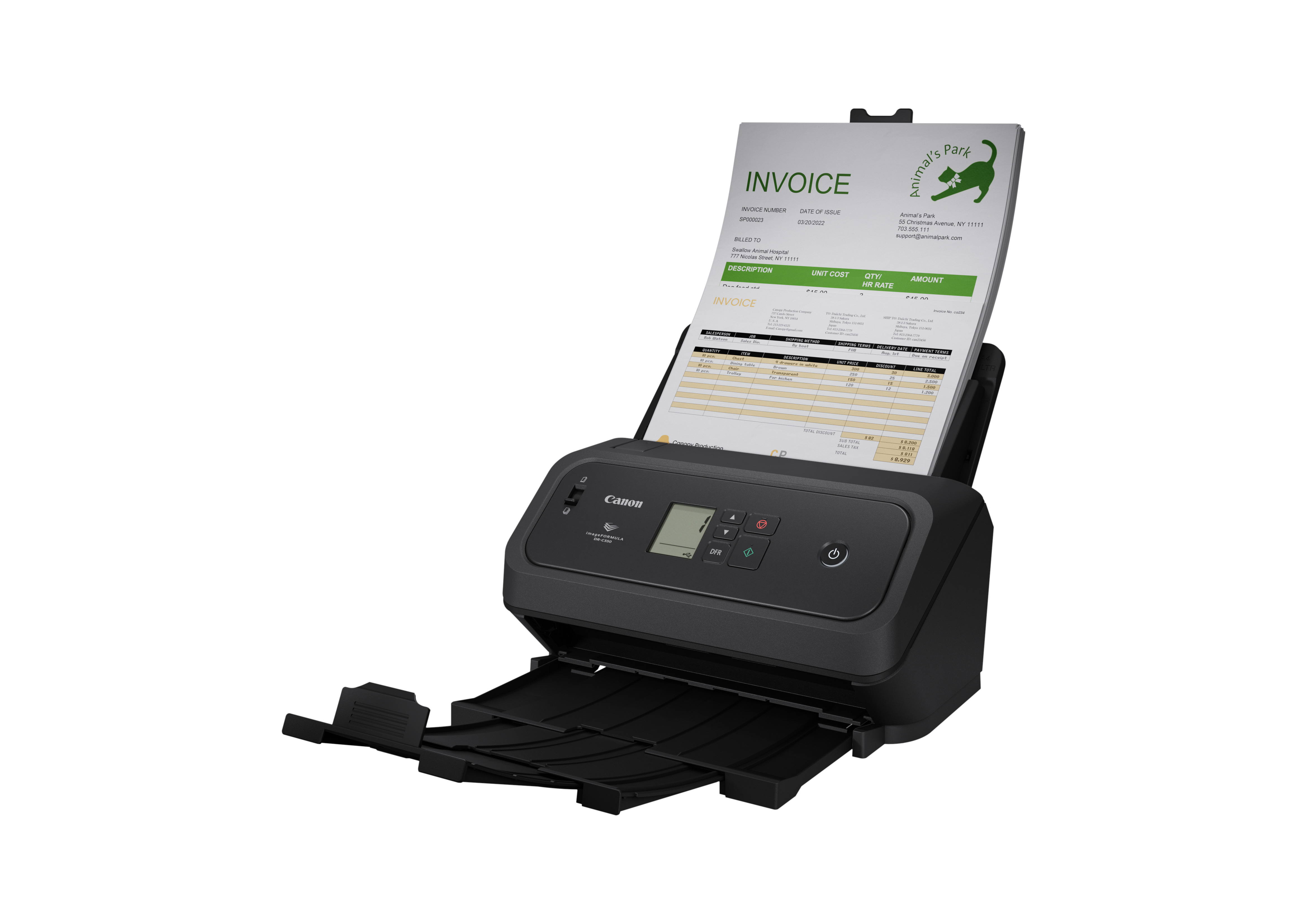 CANON DR-C340 A4 Document Scanner Duplex 40ppm 100 sheet ADF USB