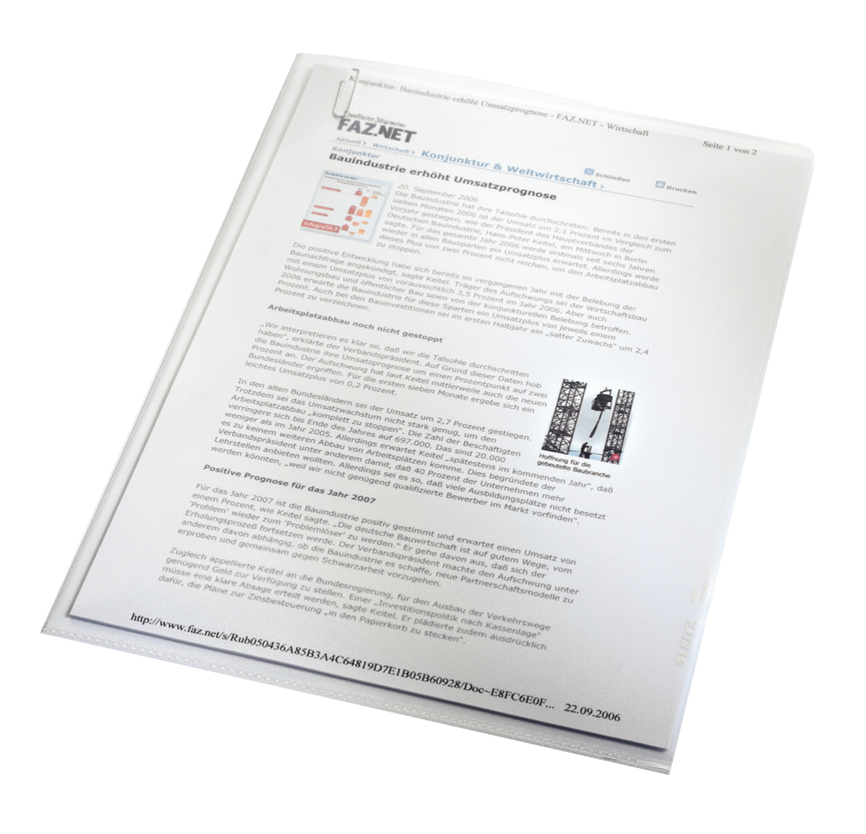 LEITZ Sichthüllen Standard 4000 DIN A4 transparent genarbt 0,13 mm, 100 St.