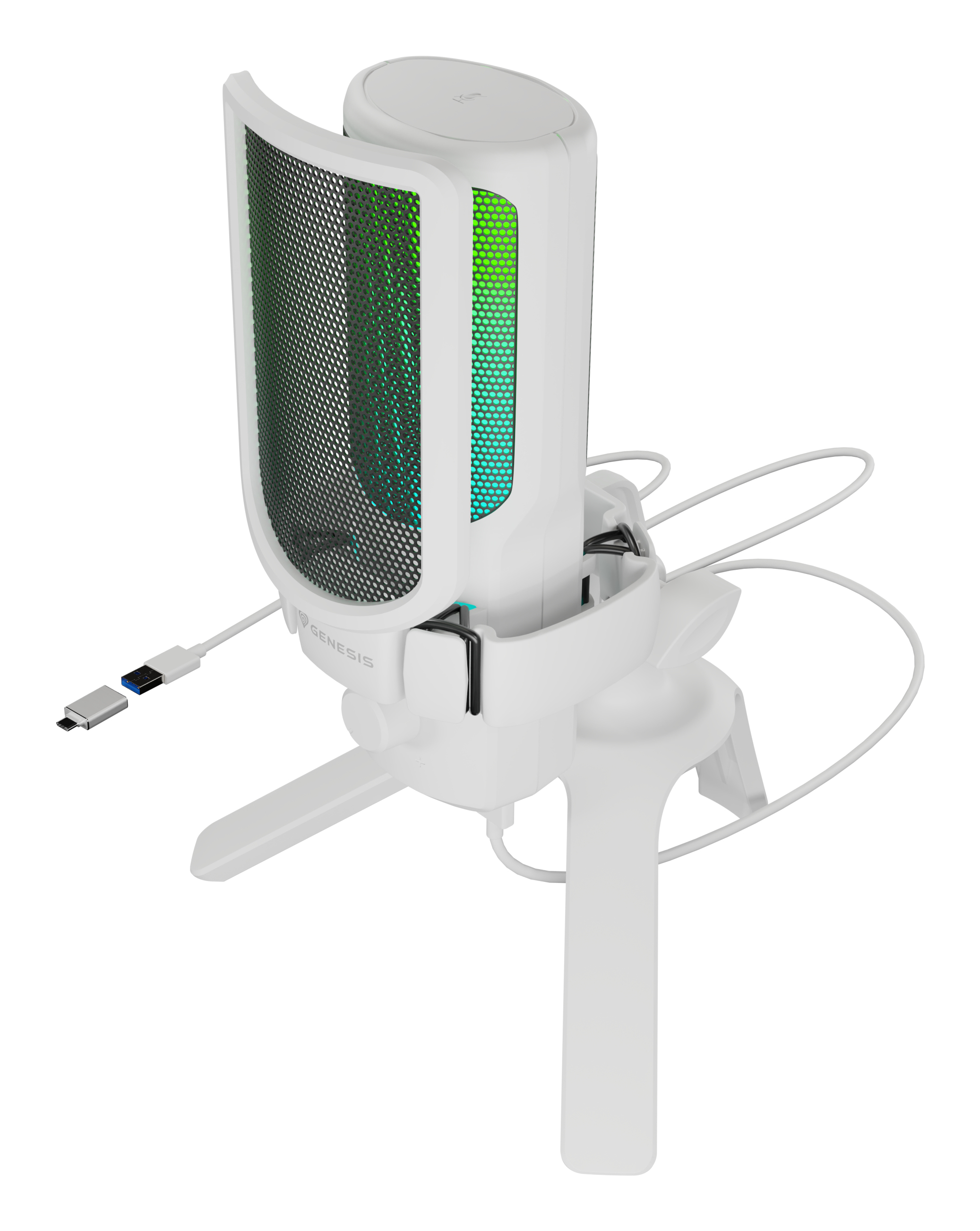 Genesis Gaming Mikrofon RADIUM 250 USB weiß