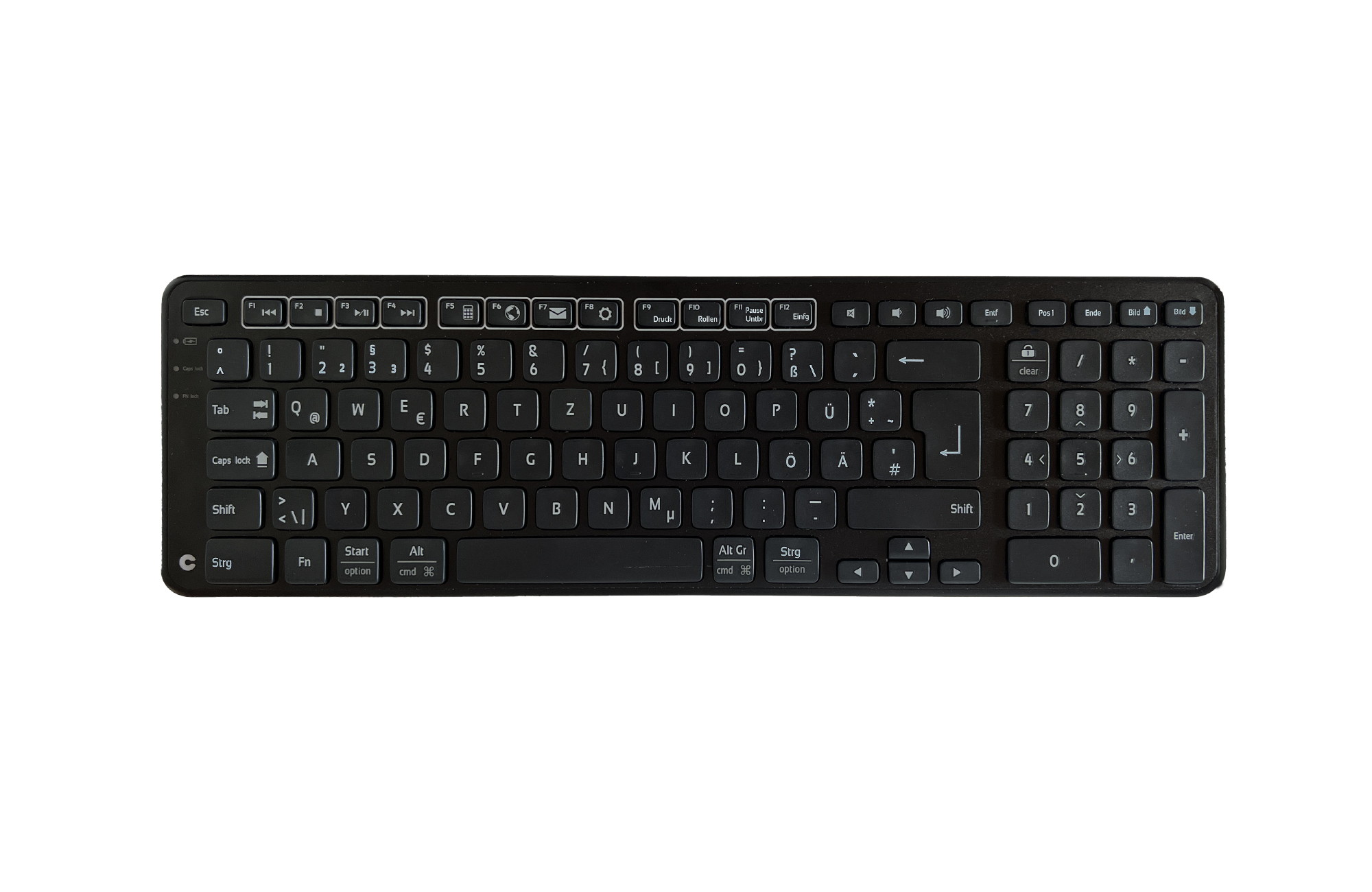 Contour Balance Tastatur wireless DE-Layout schwarz