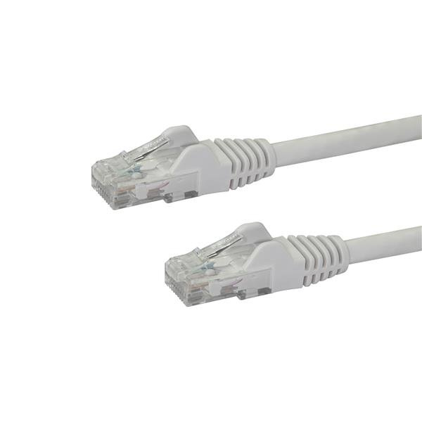 1M WHITE CAT6 PATCH CABLE .