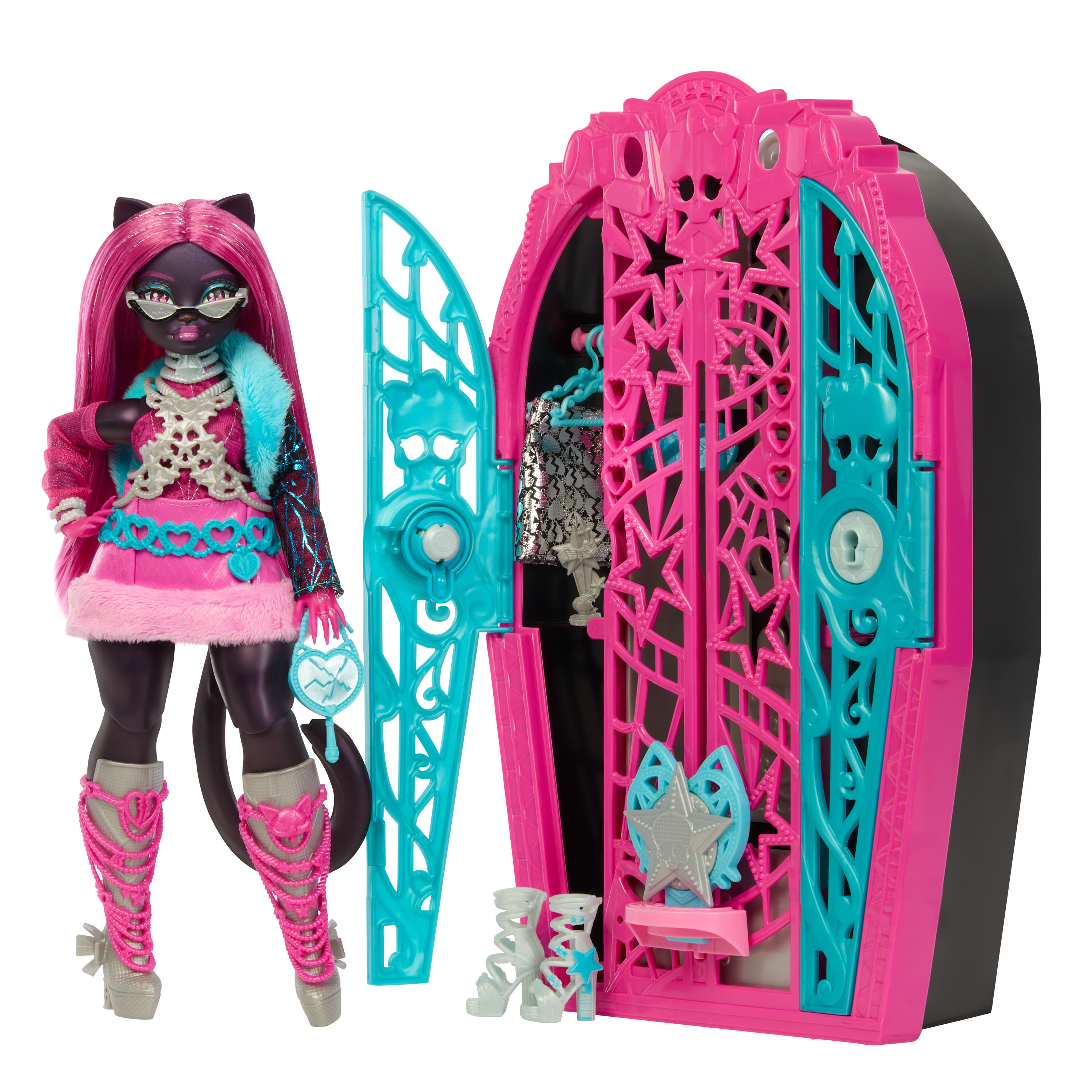 Mattel Monster High Skulltimate Secrets Hauntlywood Mysteries Doll Catty Noir