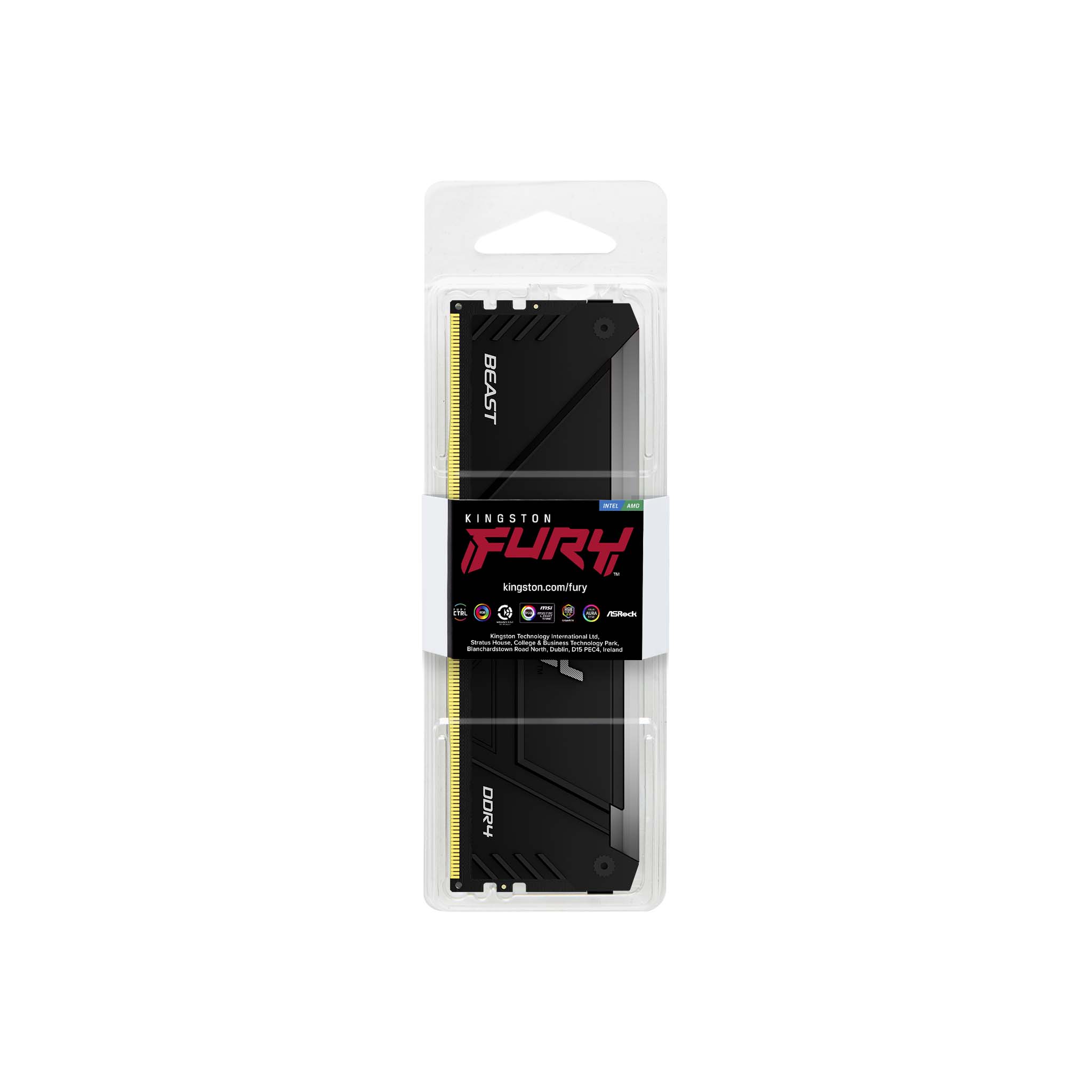 DDR4 8GB PC 3600 CL17 Kingston FURY Beast RGB retail