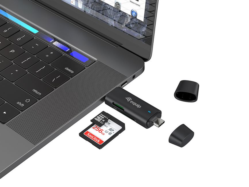 Equip Dual Connector USB-C/-A/SD/Micro SD 5Gbps