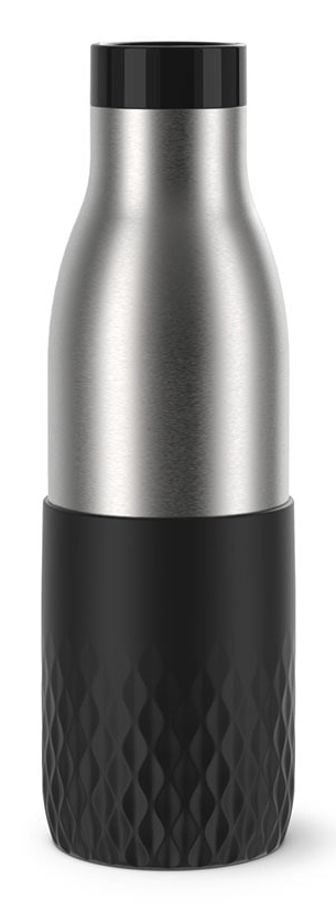 emsa Isolier-Trinkflasche Bludrop Sleeve schwarz 500,0 ml, 1 St.
