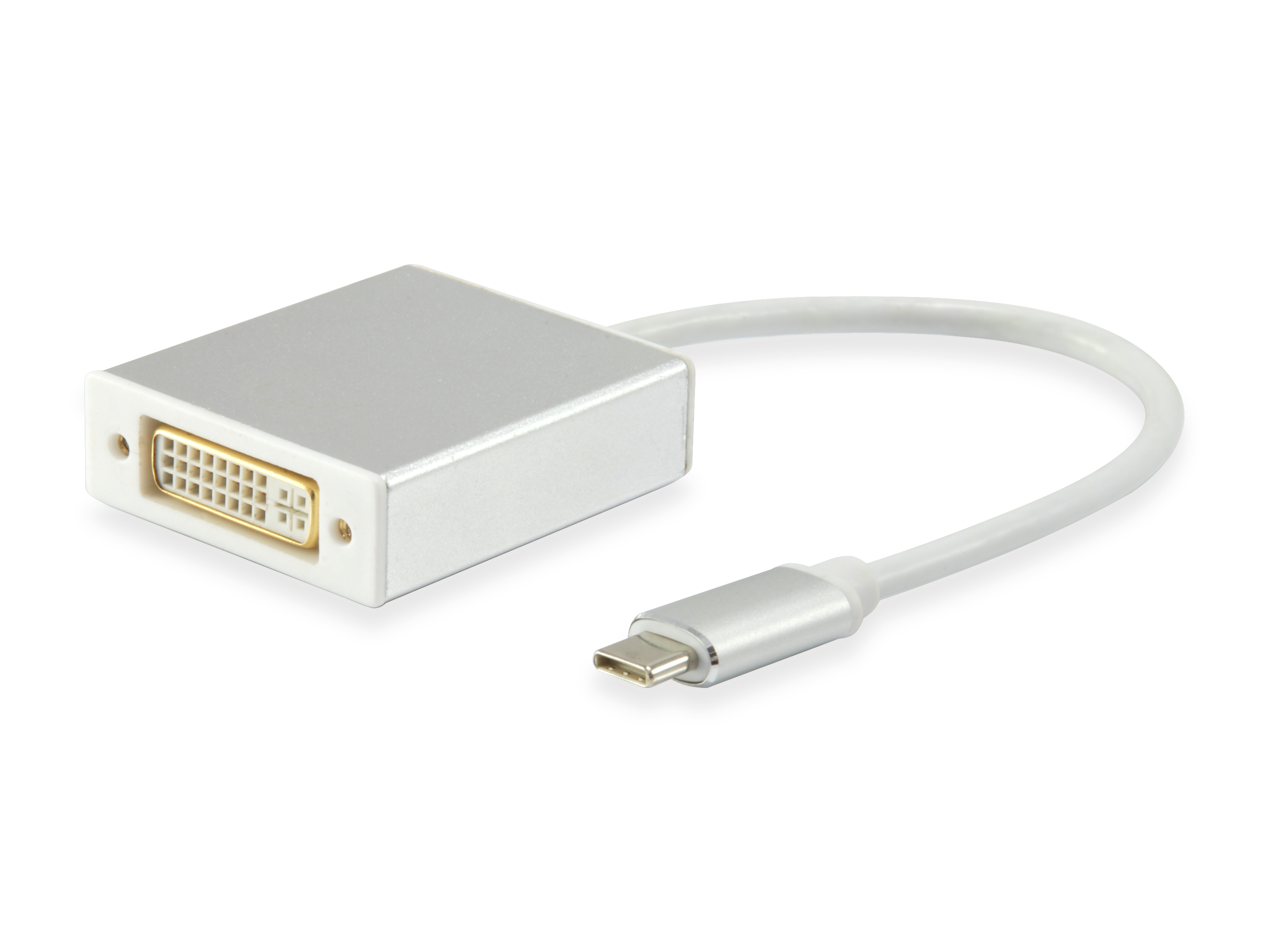 Equip Adapter USB-C->DVI-I(24+5) St/Bu 2K/ 60Hz 0.15m PVC