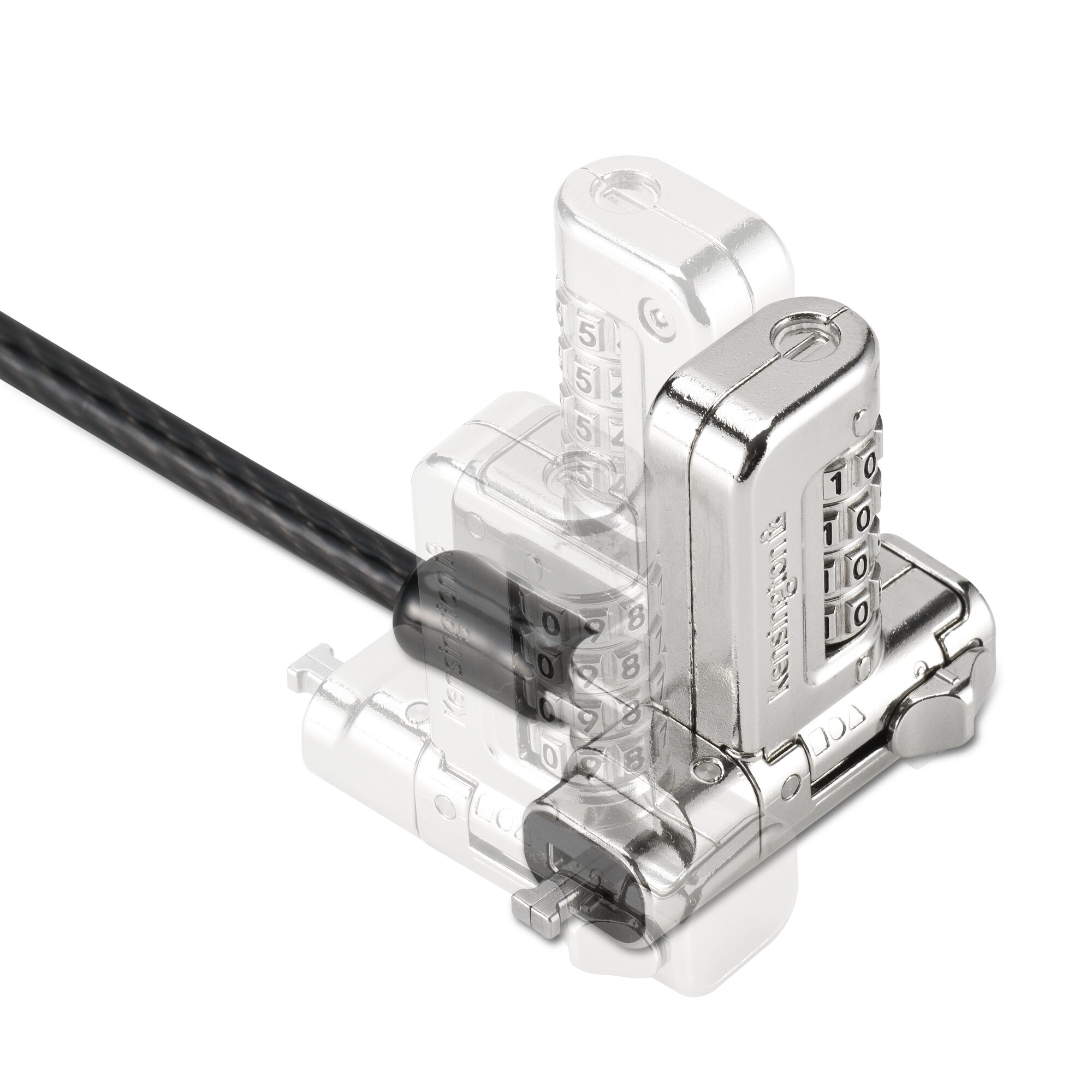 Kensington Kombinationsschloss Universell 3in1 2.0 Resettabl