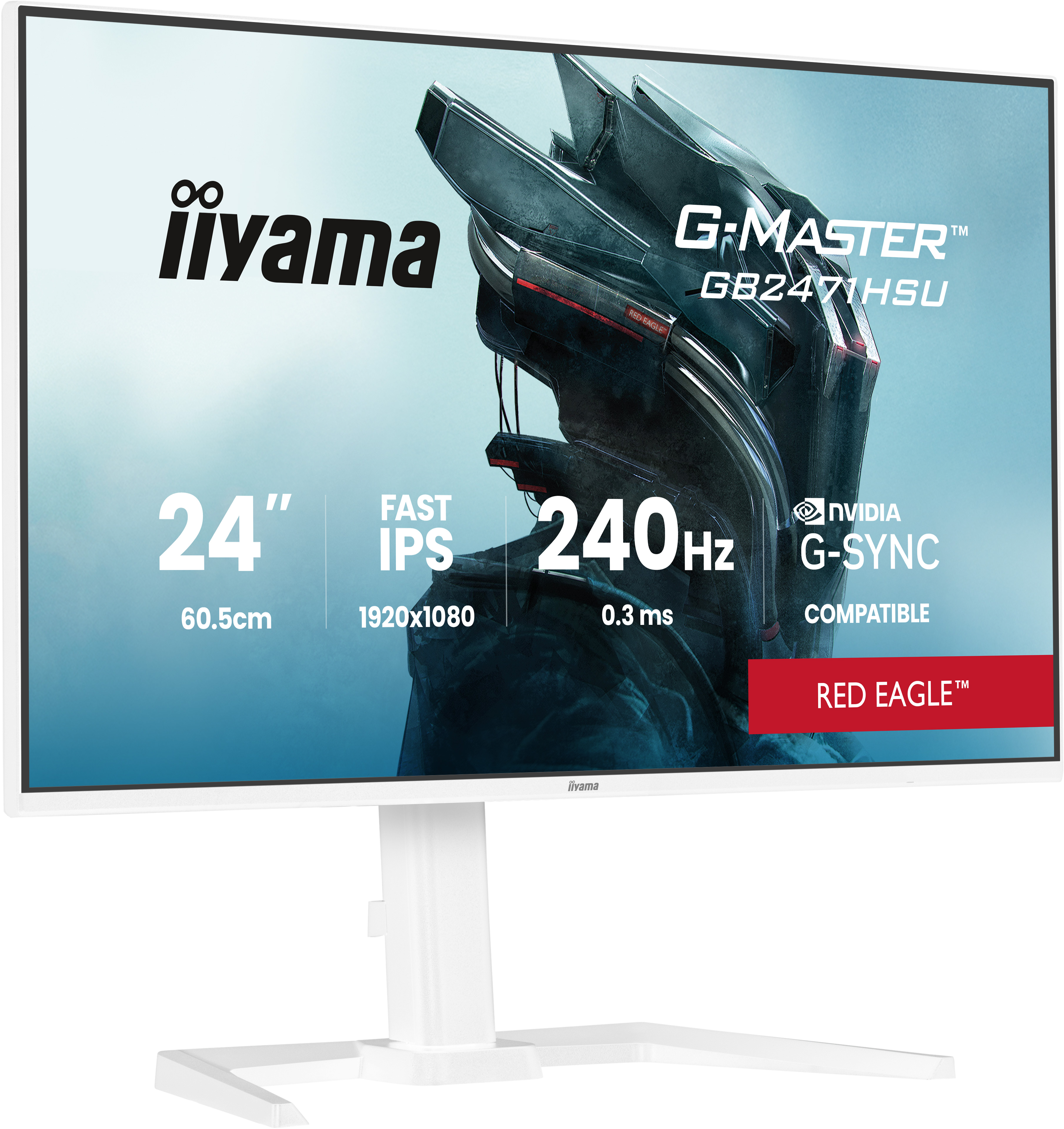 IIYAMA 60.5cm (24) GB2471HSU-W1 16:9 2xHDMI+DP+USB-C IPS