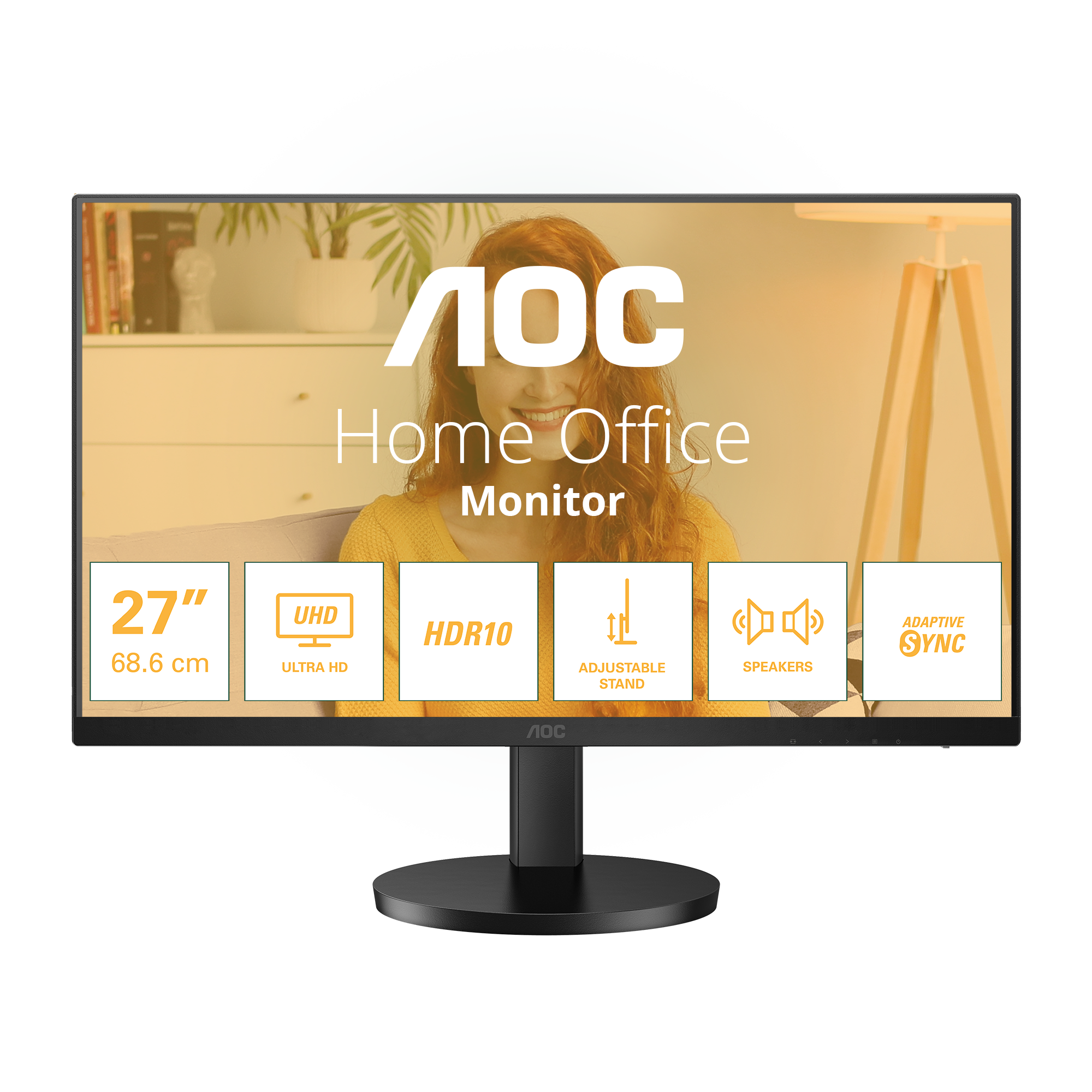 AOC U27B3AF - 27 ZOLL UHD MONIT HHENVERSTELLBAR HDR10 (3840X2160
