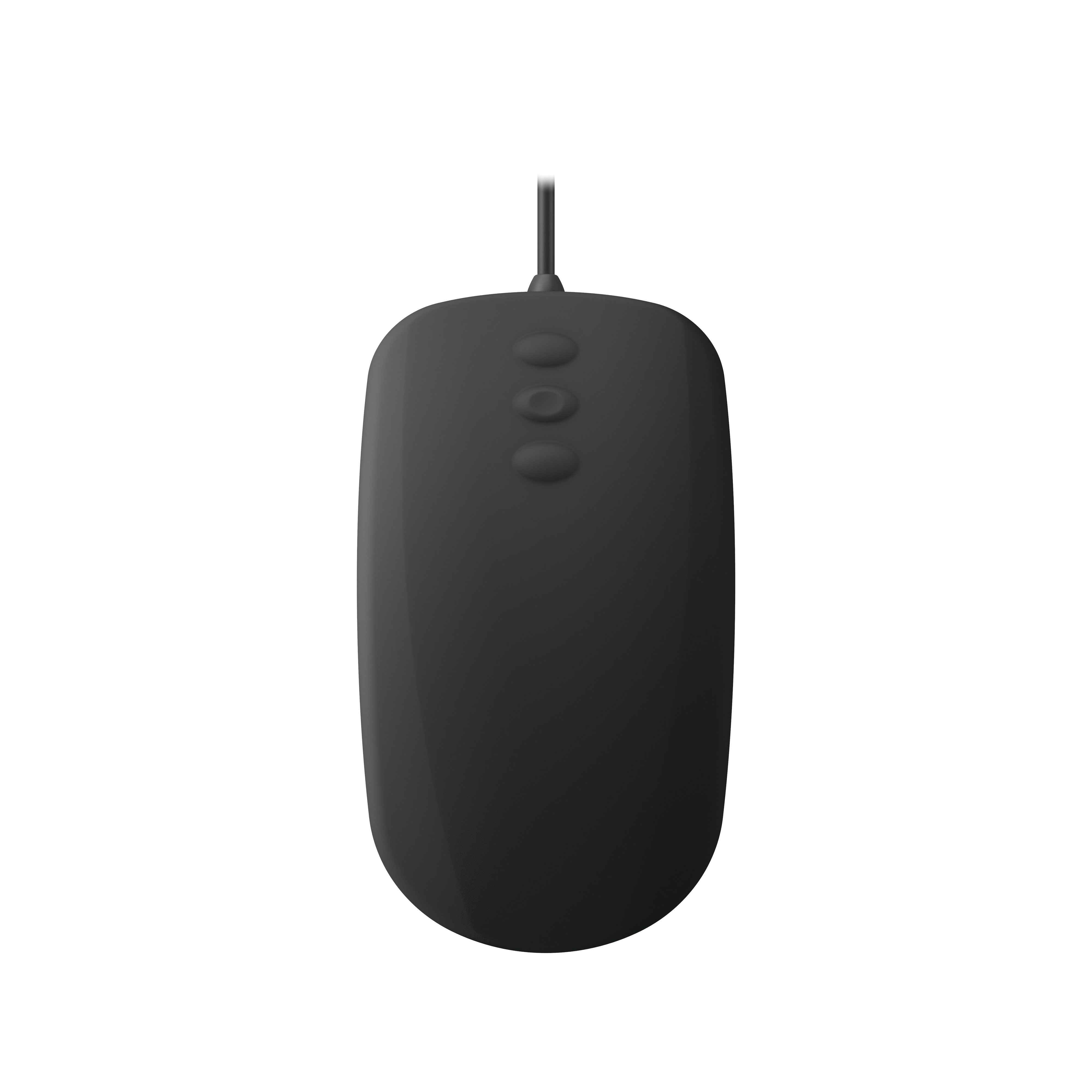 CHERRY AK-PMH3 Medical Mouse 3-Button Scroll Hygiene-Maus kabelgebunden schwarz