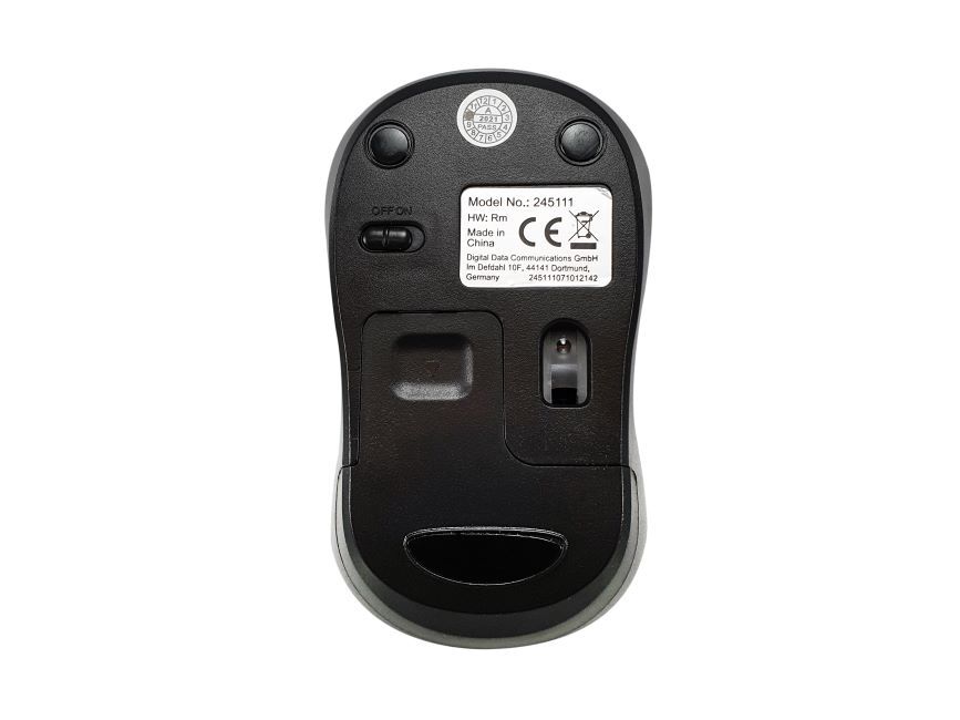 Equip Komfortmaus Wireless USB-A L+R blau