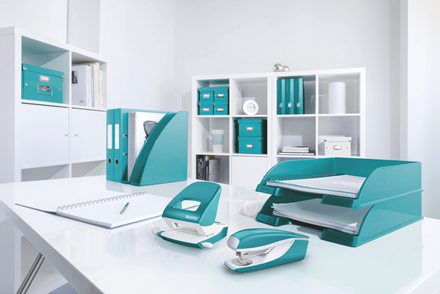 LEITZ Heftgerät NeXXt 5502 WOW eisblau, 1 St.