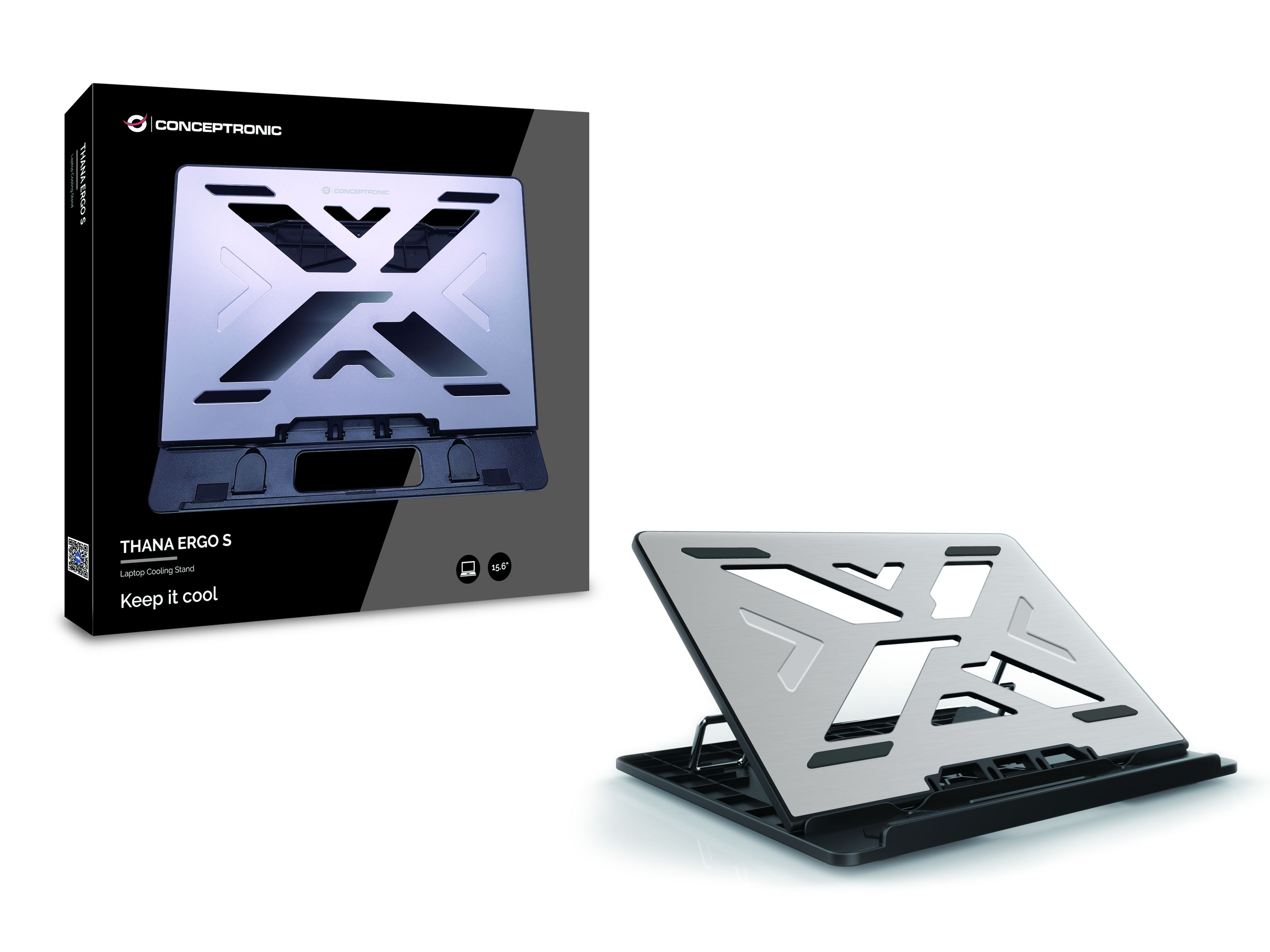CONCEPTRONIC Laptop-Kühlpad 50Kg ERGO 15.6 gr