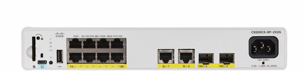 CATALYST 9000 COMPACT SWITCH 8 PORT POE+ 240W ADV