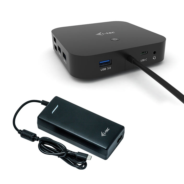 I-TEC USB-C Dual Display MST DS 2x DP 1x GLAN 3x USB 3.1 2x USB 2.0 1x USB-C-Datei 1x Audio/Mic Jack 1x 100W USB-C PD + Charger 112W