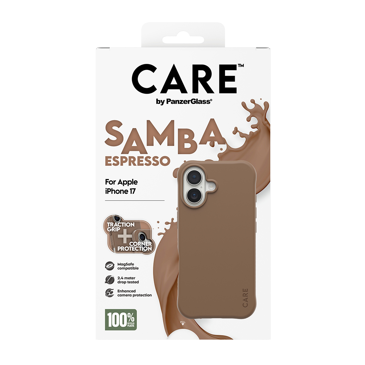CARE BY FASHIONABLE CASE SAMBA ESPRESSO W. MAGSAFE IPHONE 17