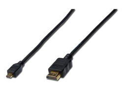 HDMI High Speed Kabel mit Ethernet, Typ D > Typ A