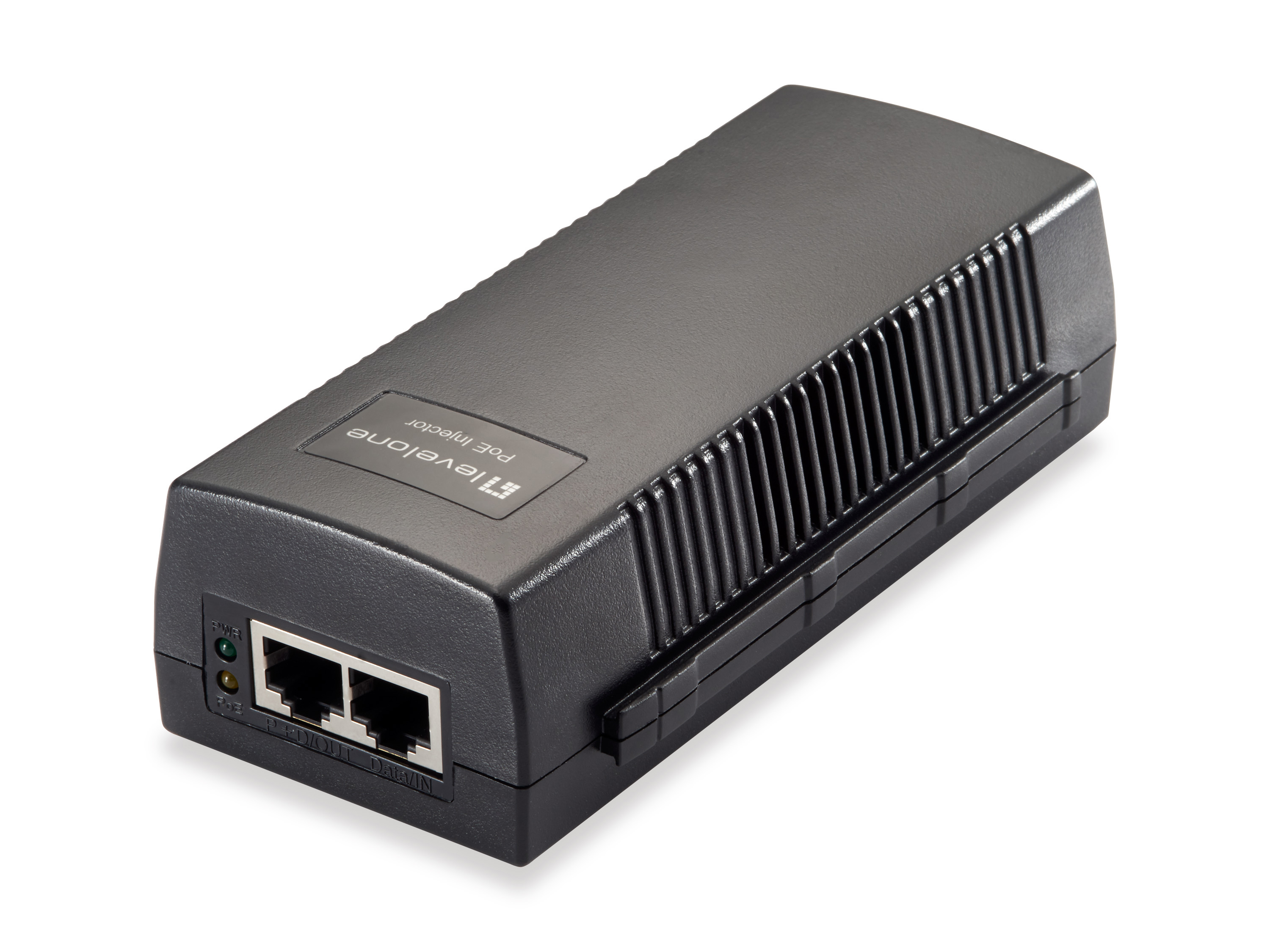 LevelOne PoE-Injektor GE 2x PSE 30W PoE schwarz