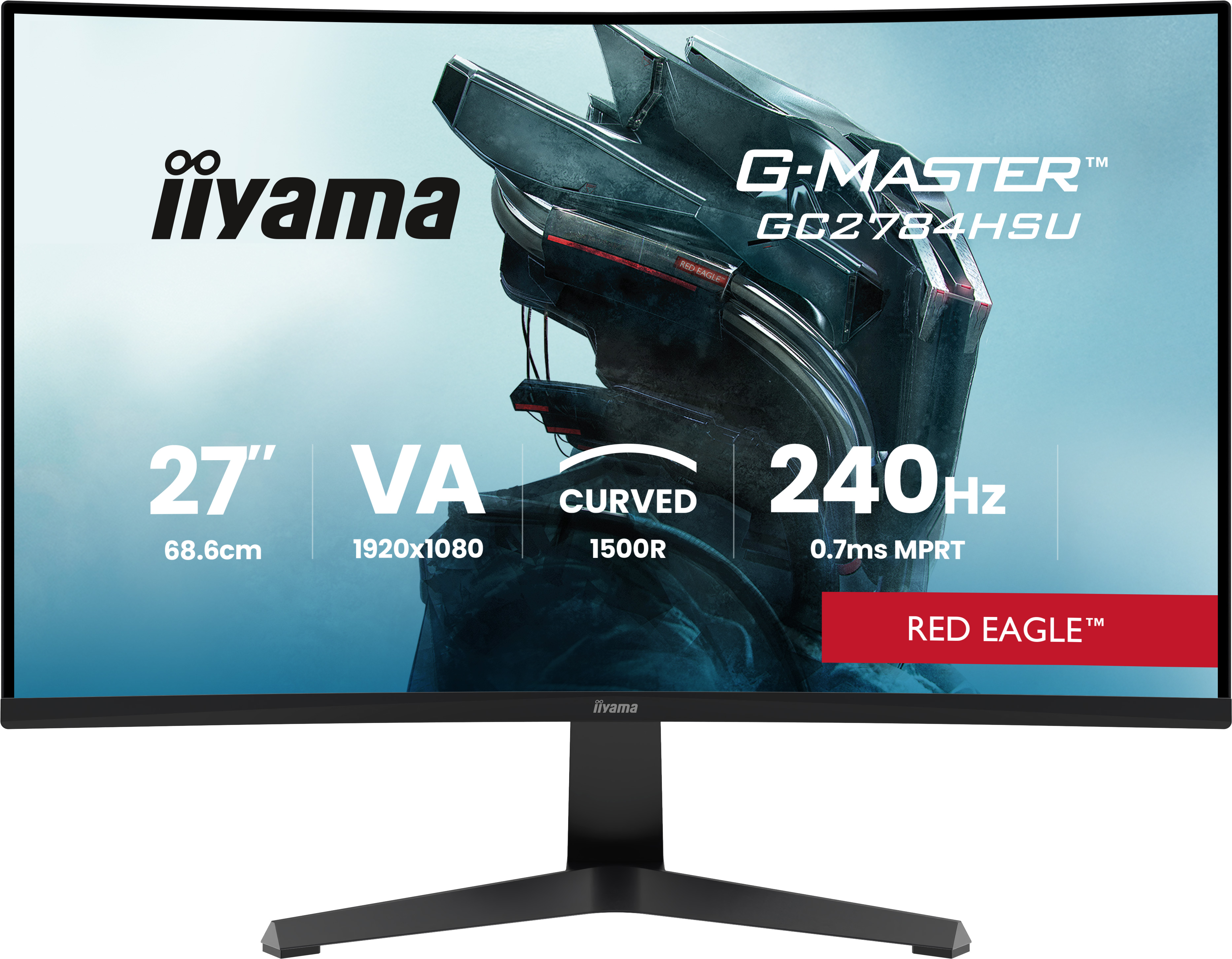 IIYAMA 68.6cm (27) GC2784HSU-B1 16:9 2xHDMI+DP+2xUSB curv