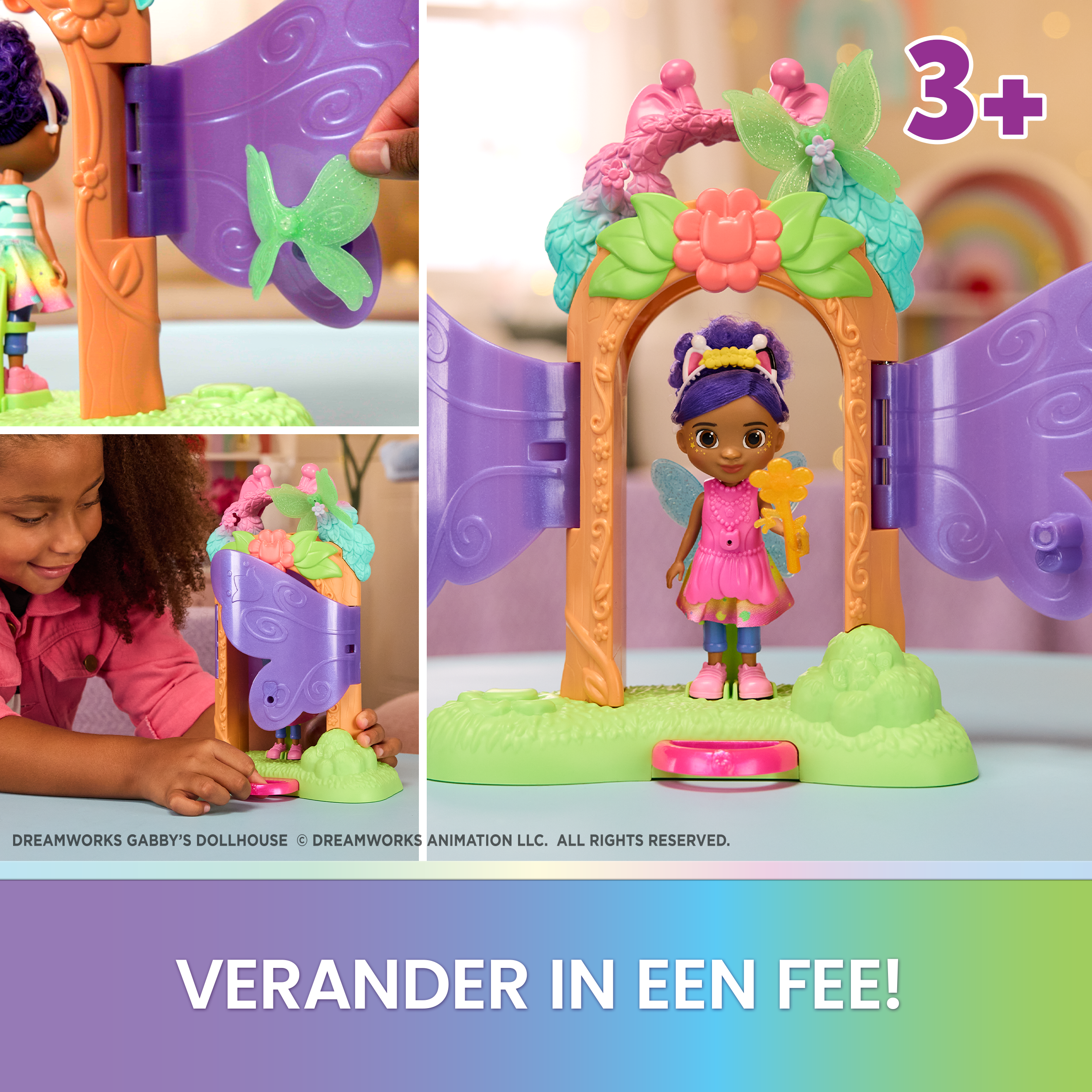 Gabby''s Dollhouse Fairylandia - Fairy Magic Reveal Spielset, Spielgebäude