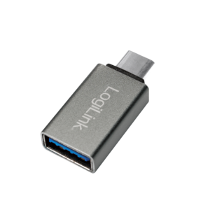 Logilink USB 3.2 Gen1 Type-C Adapter, C/M zu USB-A/F, silber