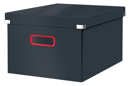LEITZ Click & Store Cosy Aufbewahrungsbox 18,5 l grau 28,1 x 37,0 x 20,0 cm, 1 St.