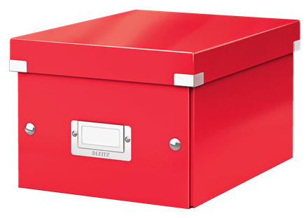 LEITZ Click & Store Aufbewahrungsbox 7,4 l rot 21,6 x 28,2 x 16,0 cm, 1 St.