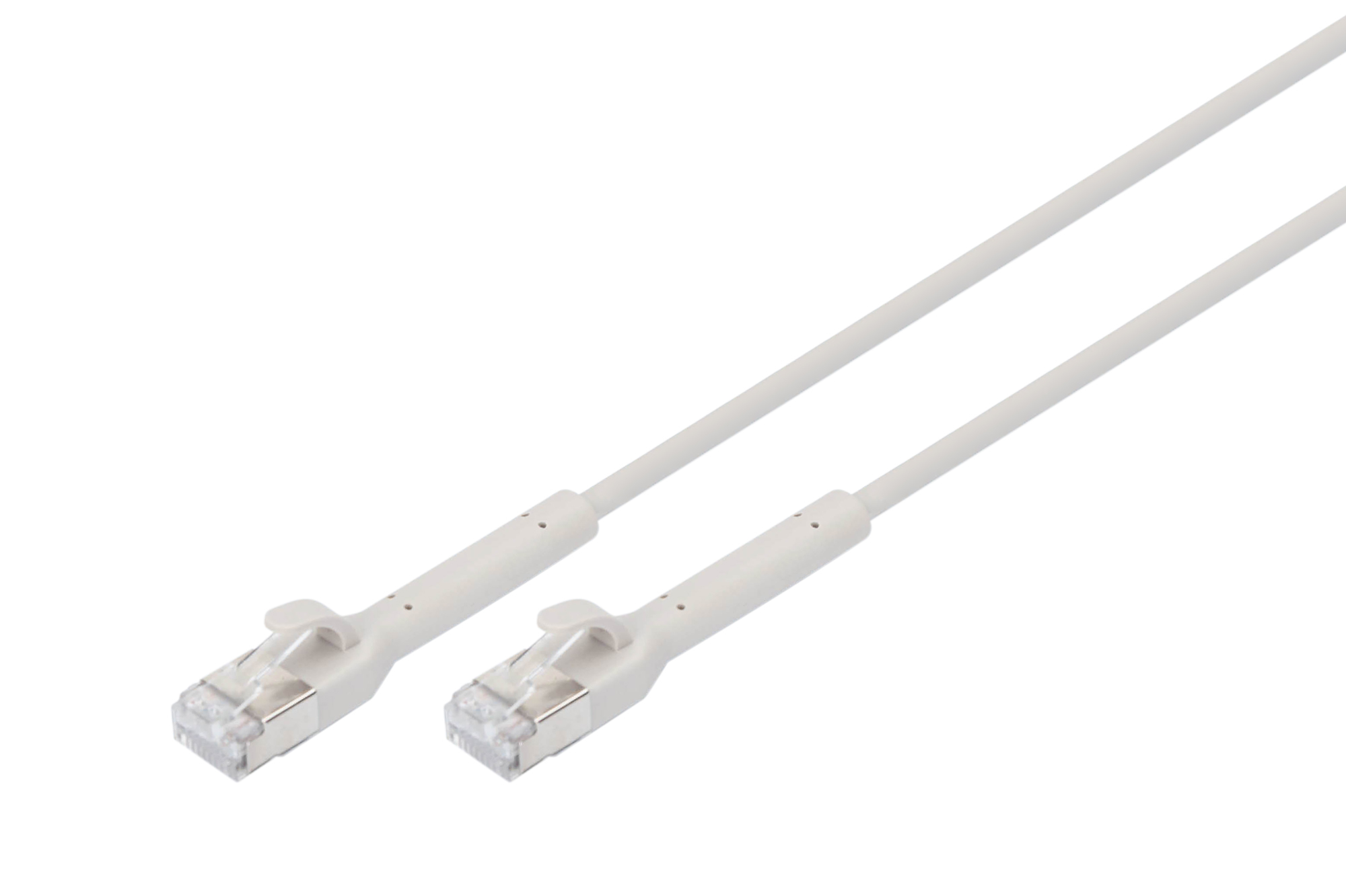 DIGITUS Patchkabel abw.CAT 6A F/FTP Kupfer,0,5m grau