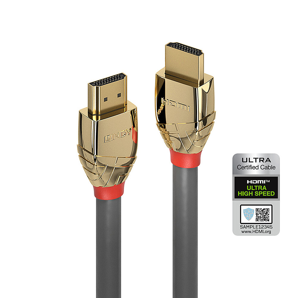 2M ULTRA HIGH SPEED HDMI KABEL GOLD LINE
