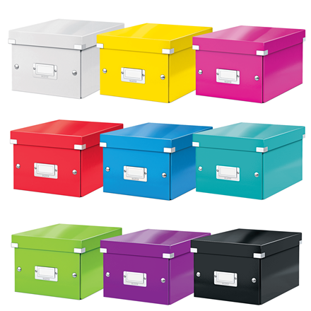 LEITZ Click & Store Aufbewahrungsbox 7,4 l rot 21,6 x 28,2 x 16,0 cm, 1 St.